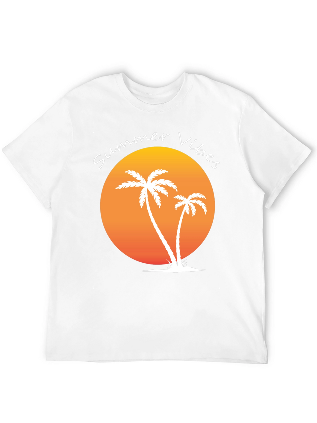 Summer Vibes Palm Tree Graphic Tee