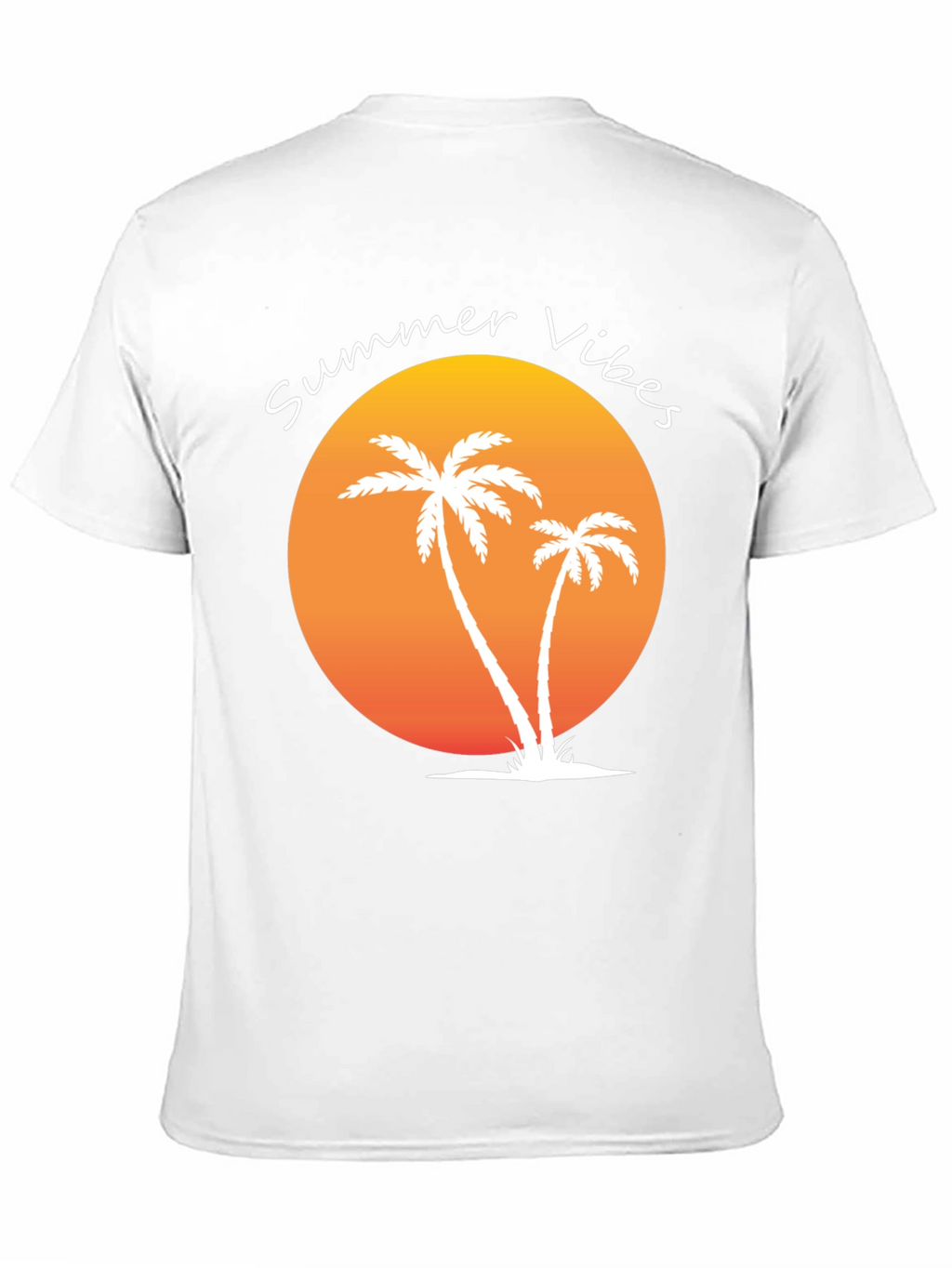 Summer Vibes Palm Tree Graphic Tee