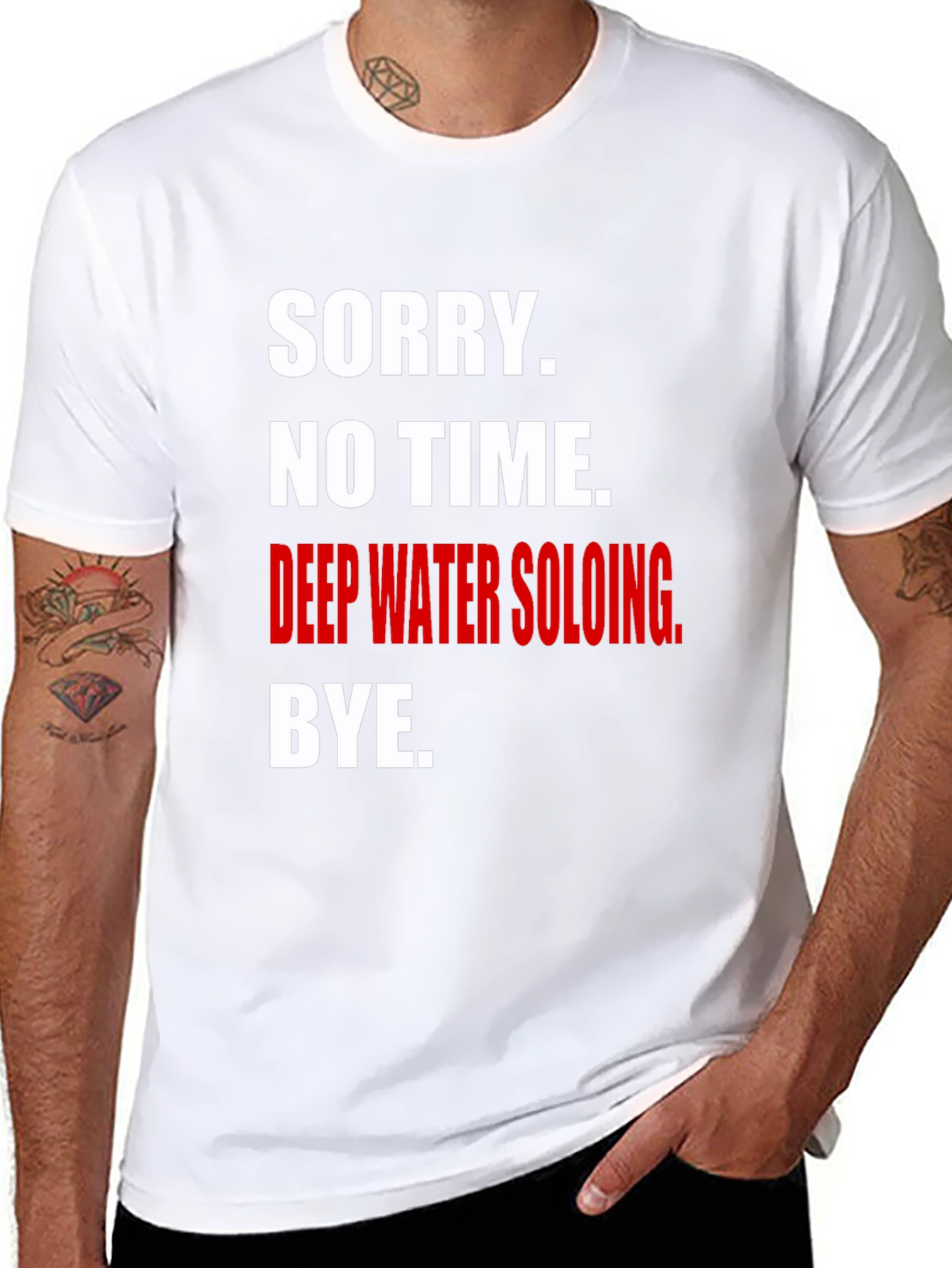 Deep Water Soloing T-Shirt - Sorry No Time!