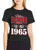 Biker Legend Since 1965 Graphic T-Shirt