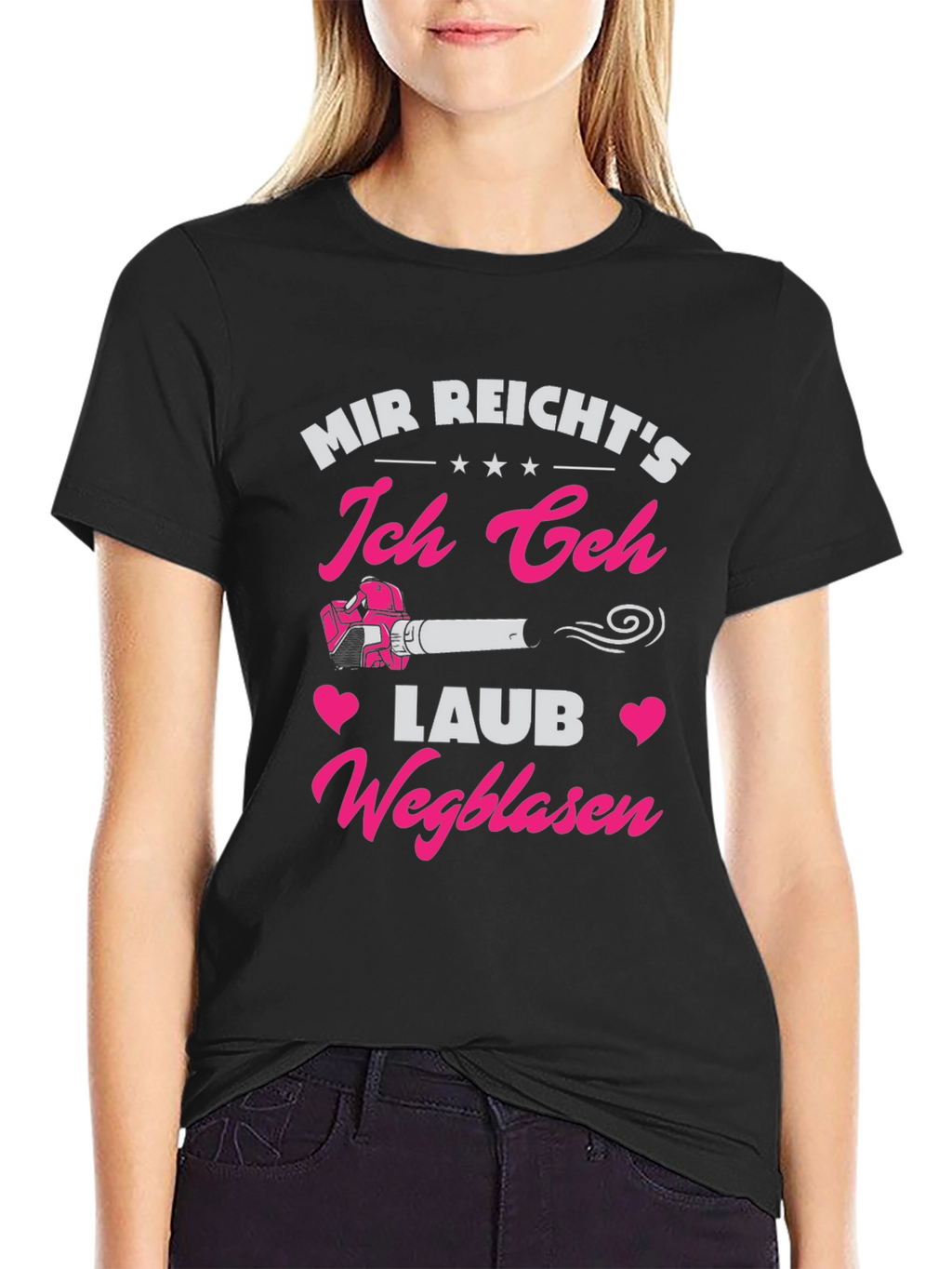 Funny German Leaf Blower T-Shirt - Mir Reichts