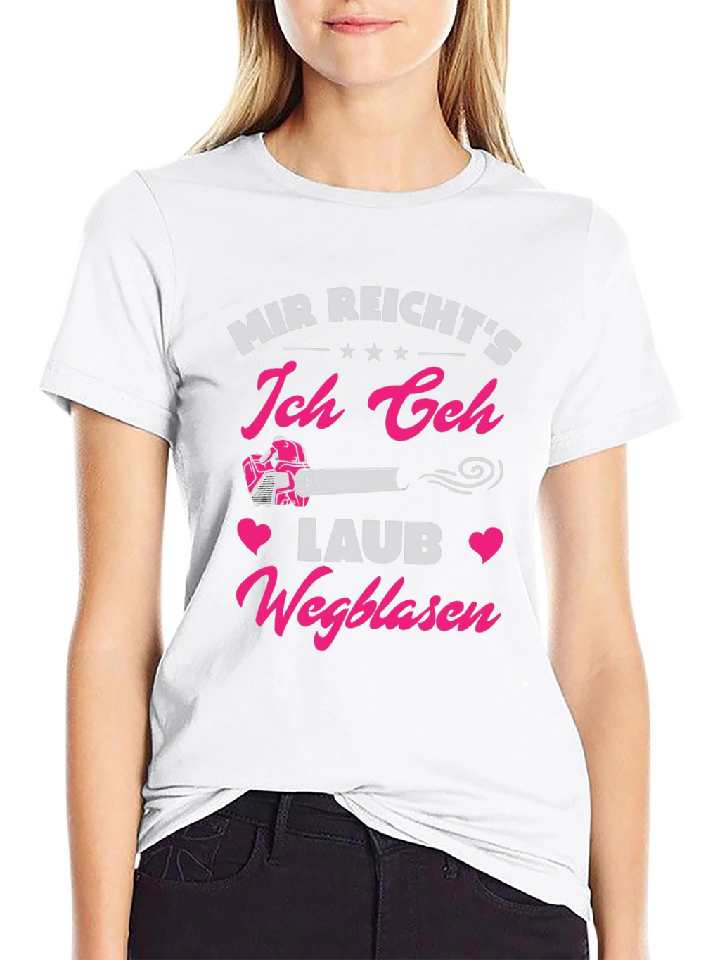 Funny German Leaf Blower T-Shirt - Mir Reichts