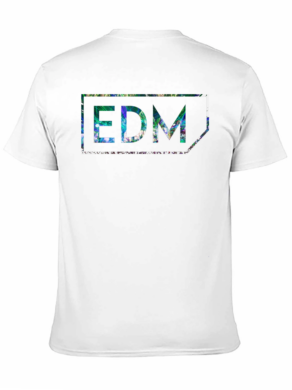 EDM Graphic Print Black T-Shirt