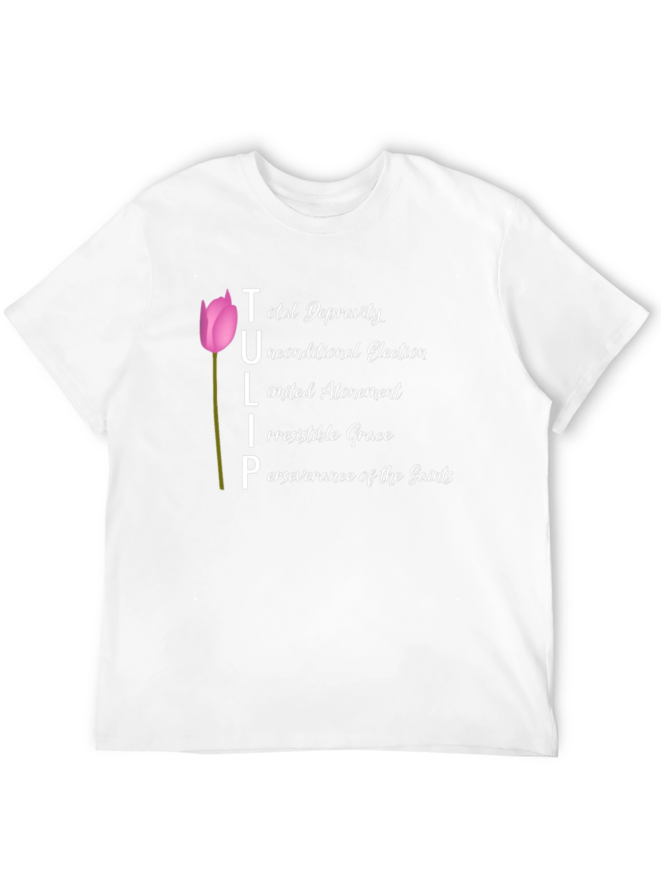 TULIP Theology Black T-Shirt