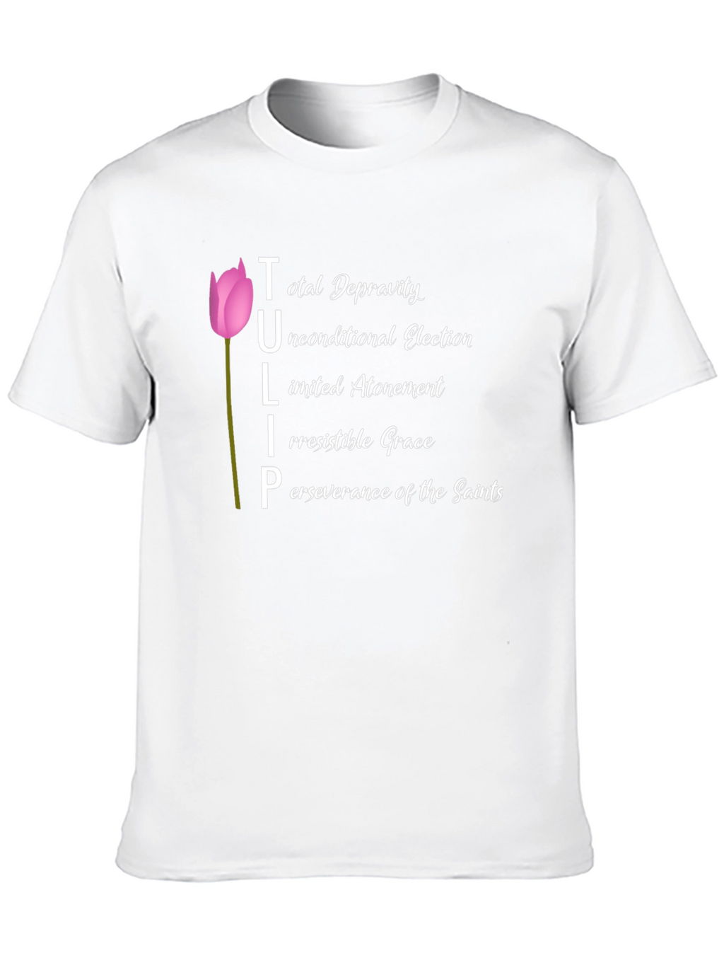 TULIP Theology Black T-Shirt