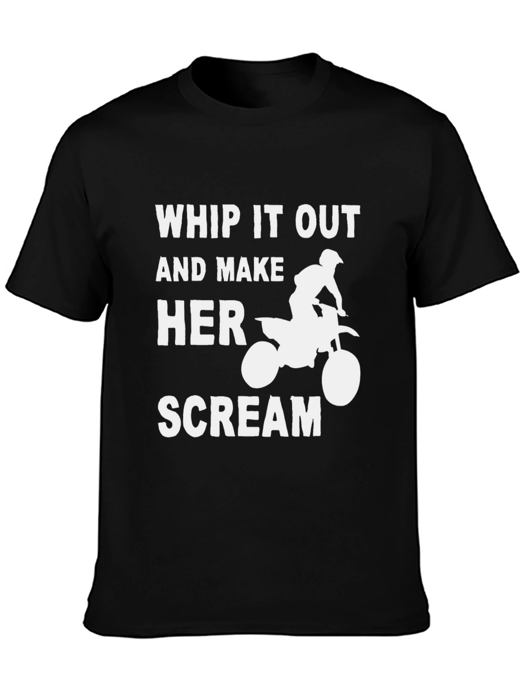Whip It Out Dirt Bike Graphic T-Shirt