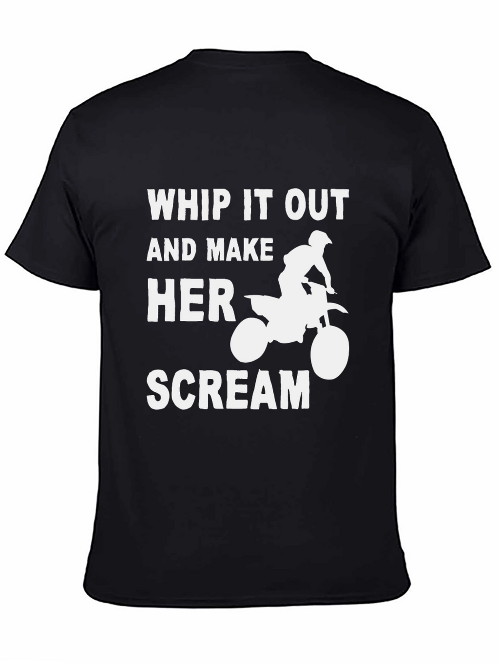 Whip It Out Dirt Bike Graphic T-Shirt