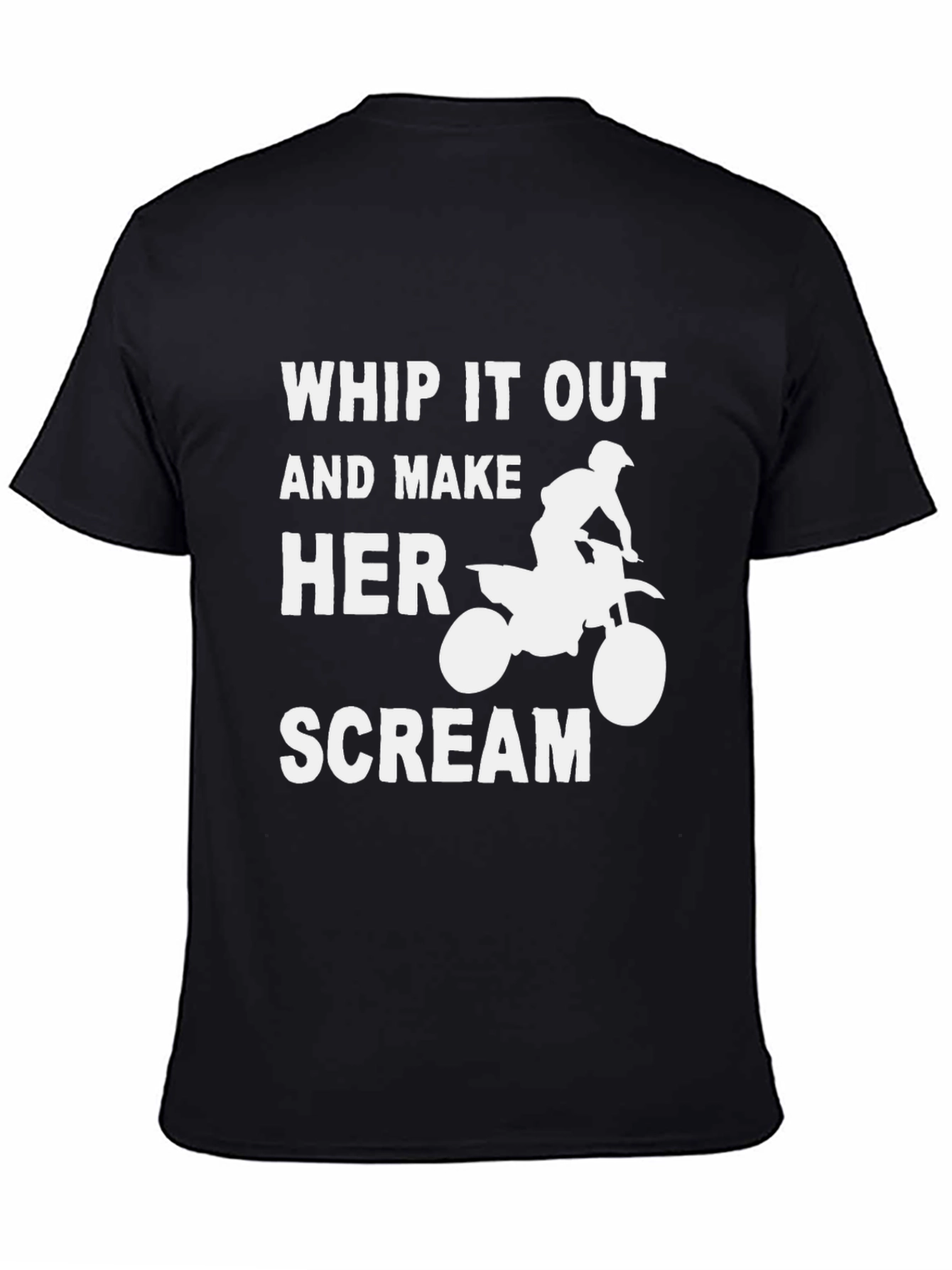 Whip It Out Dirt Bike Graphic T-Shirt