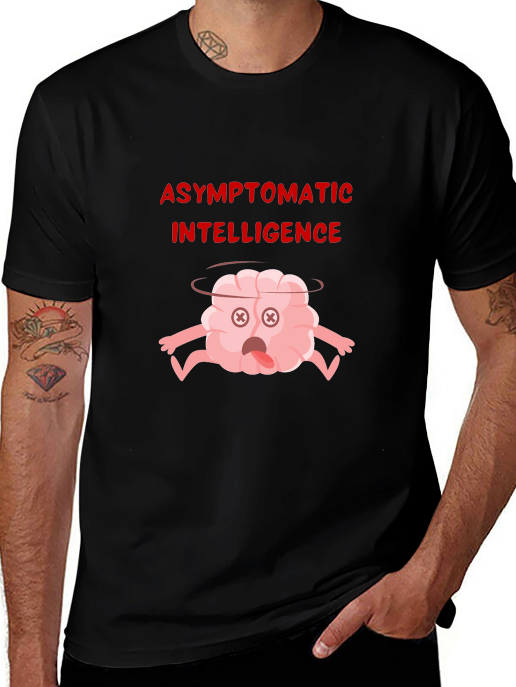 Asymptomatic Intelligence Graphic T-Shirt