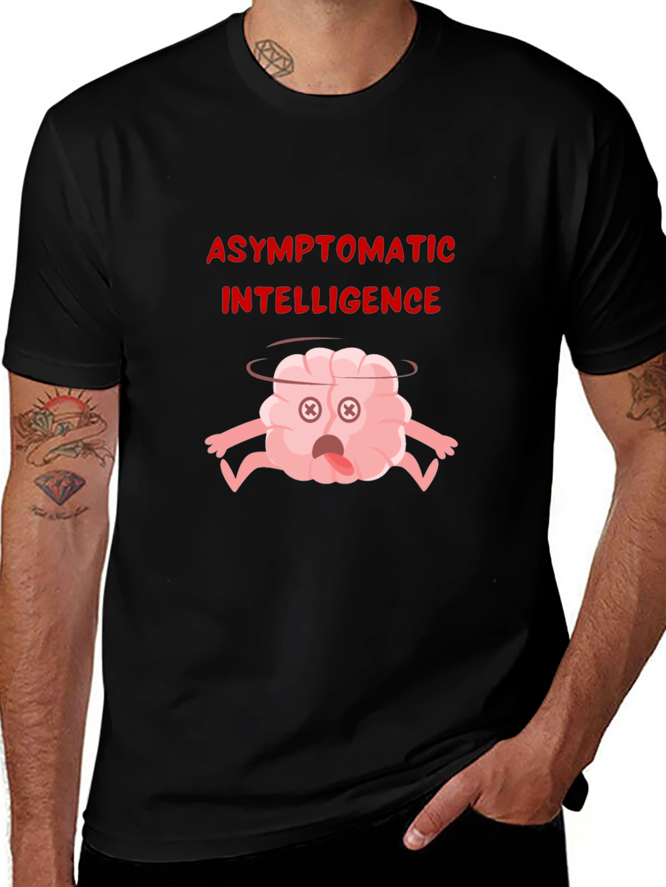 Asymptomatic Intelligence Graphic T-Shirt