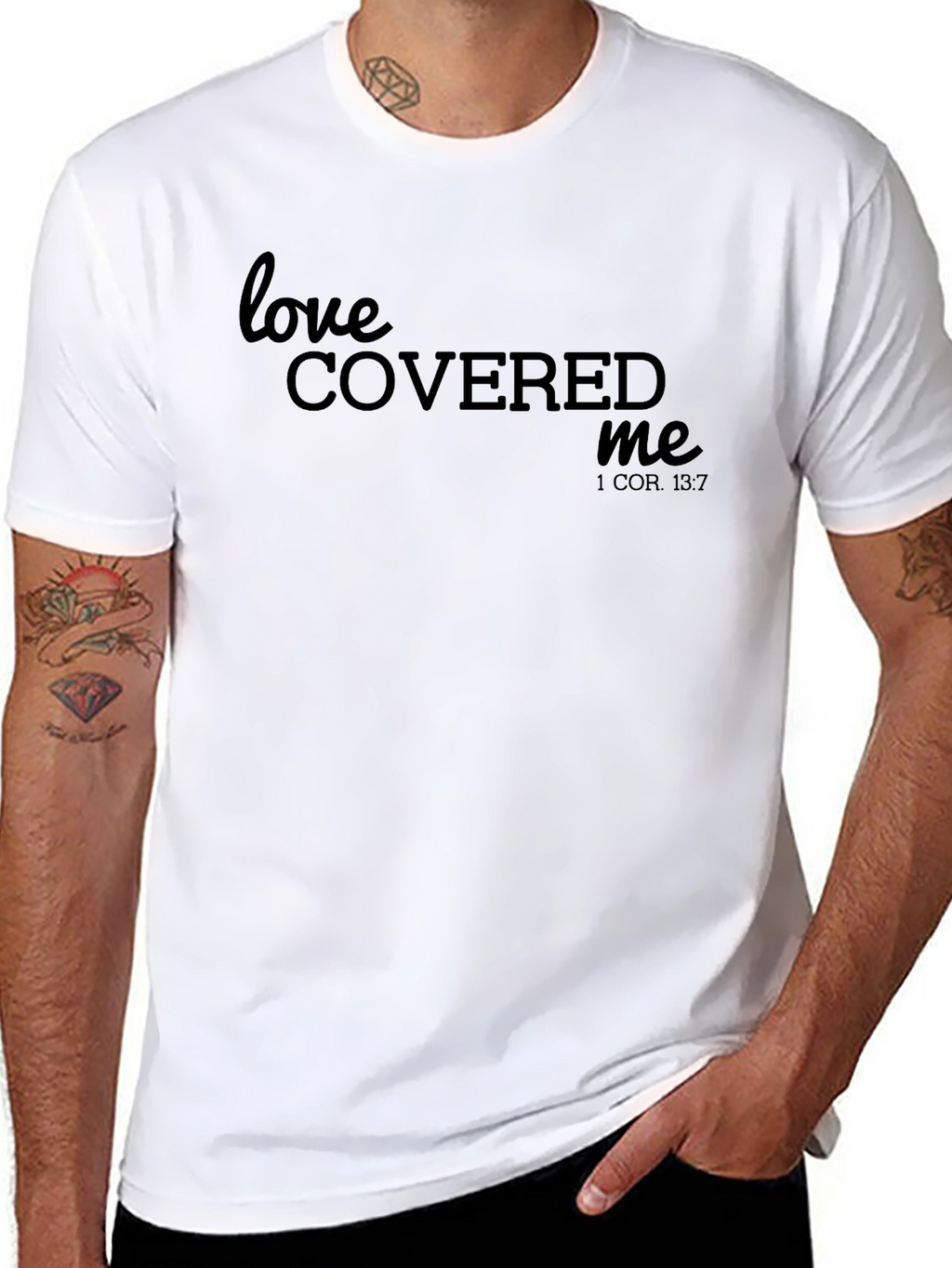 Love Covered Me Graphic Tee