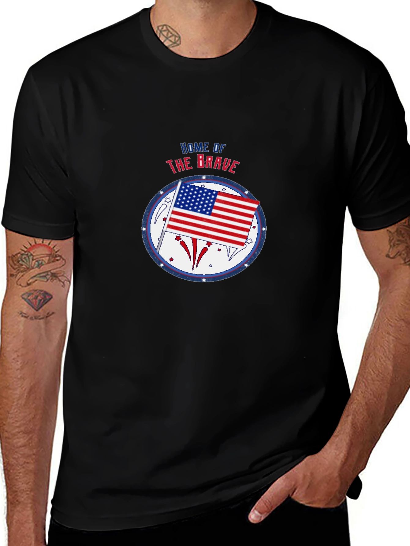 Home of the Brave Patriotic T-Shirt