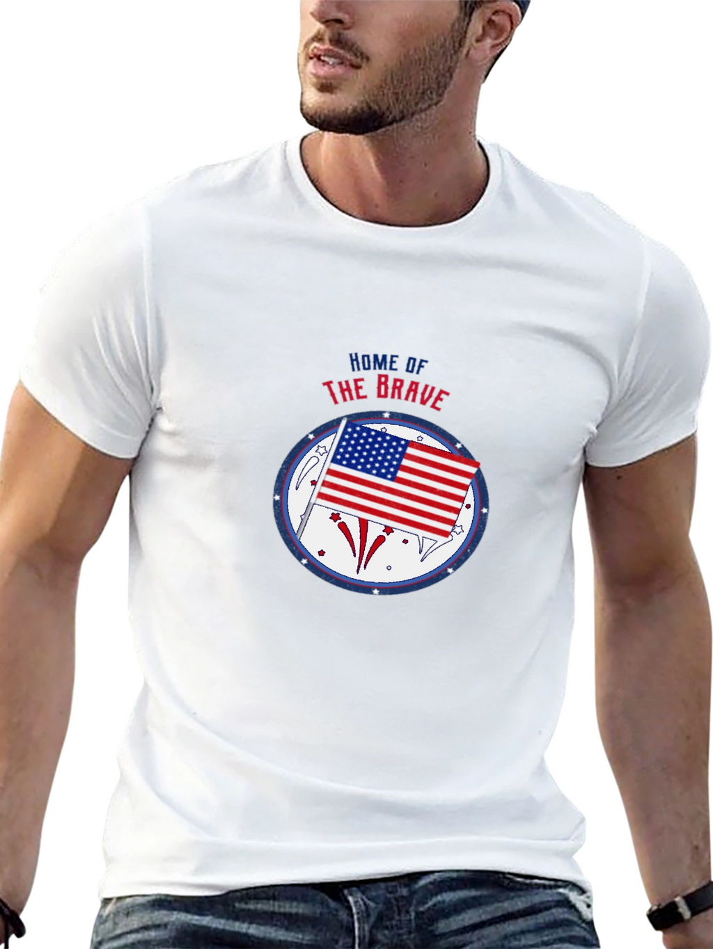Home of the Brave Patriotic T-Shirt