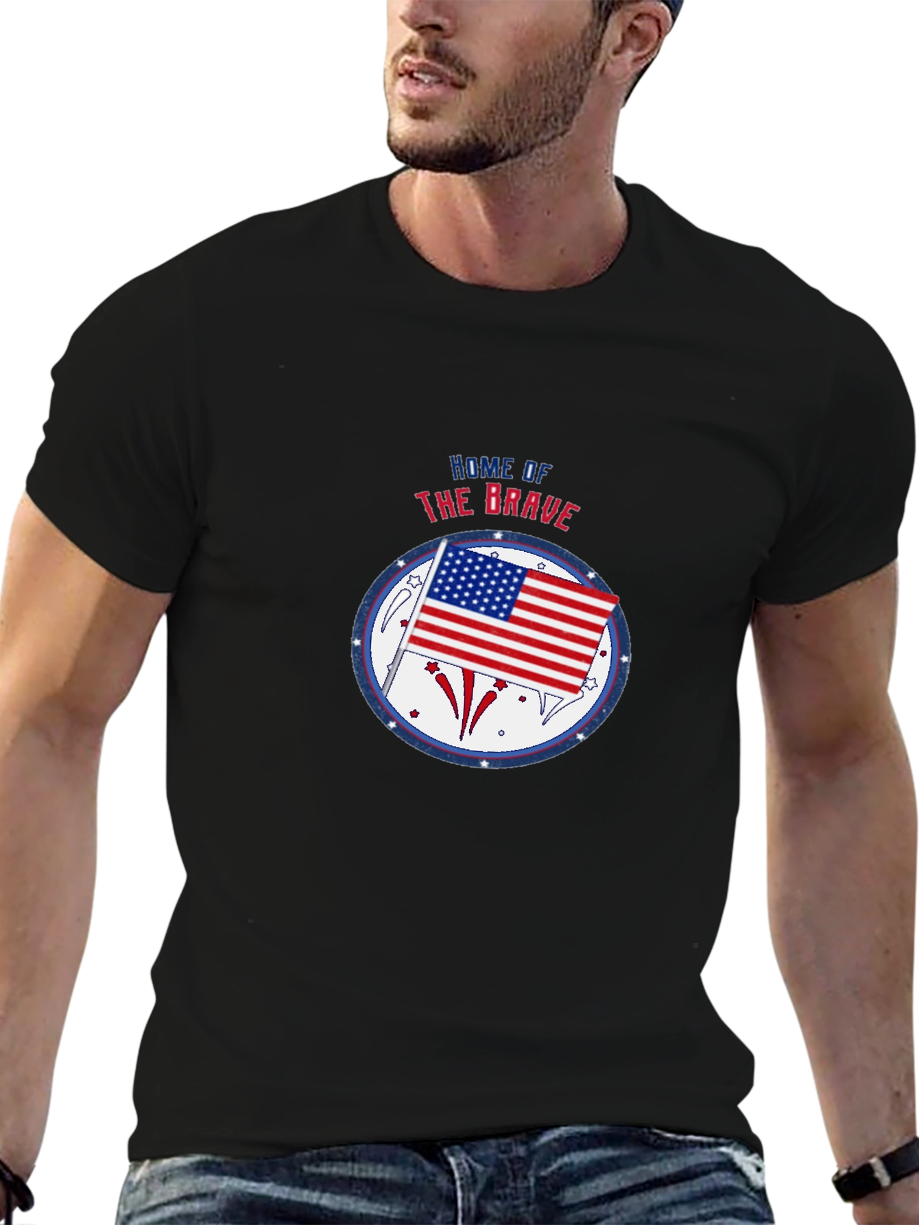 Home of the Brave Patriotic T-Shirt