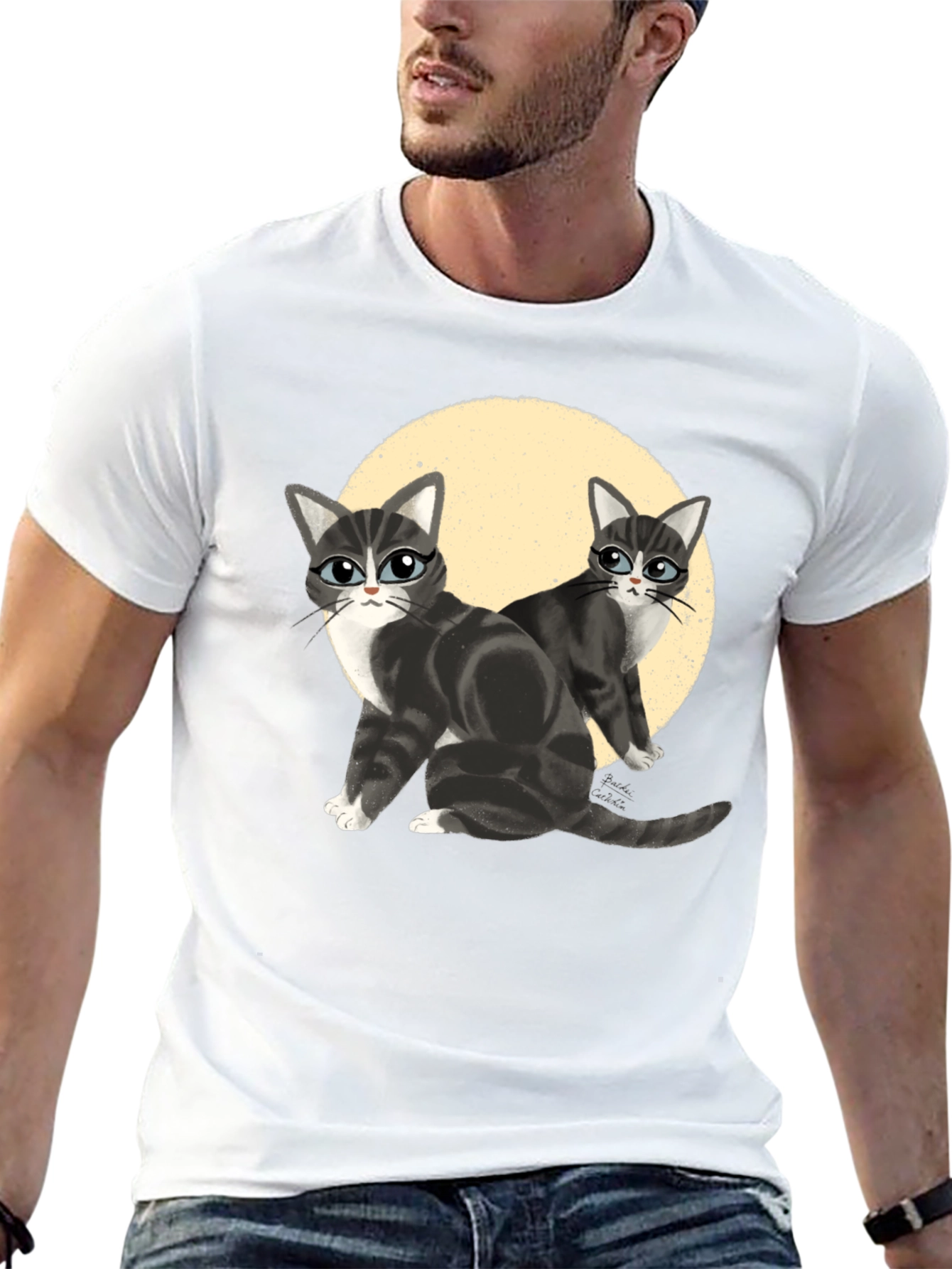 Cool Cats T-Shirt - Black Cat Lover Tee
