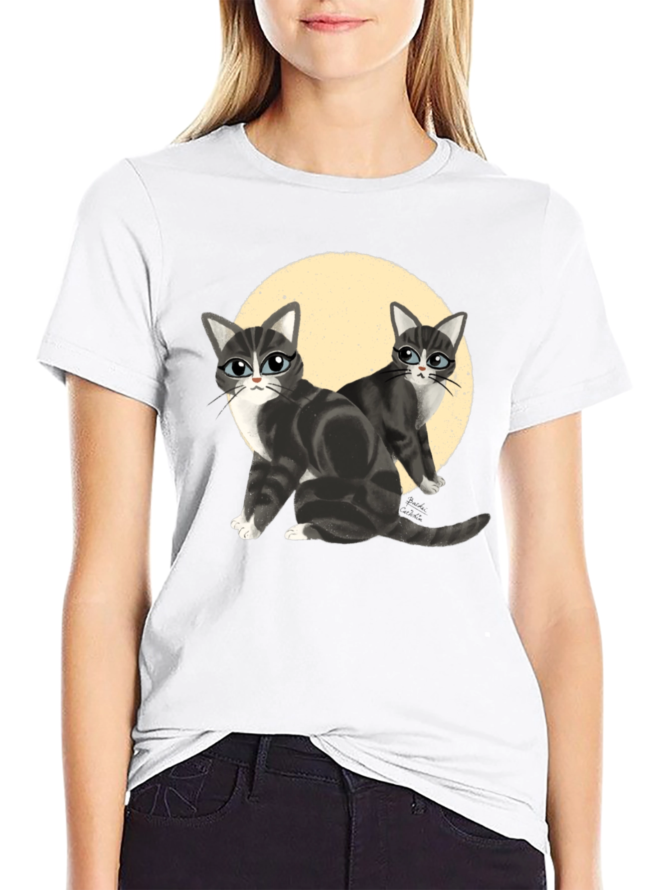 Cool Cats T-Shirt - Black Cat Lover Tee