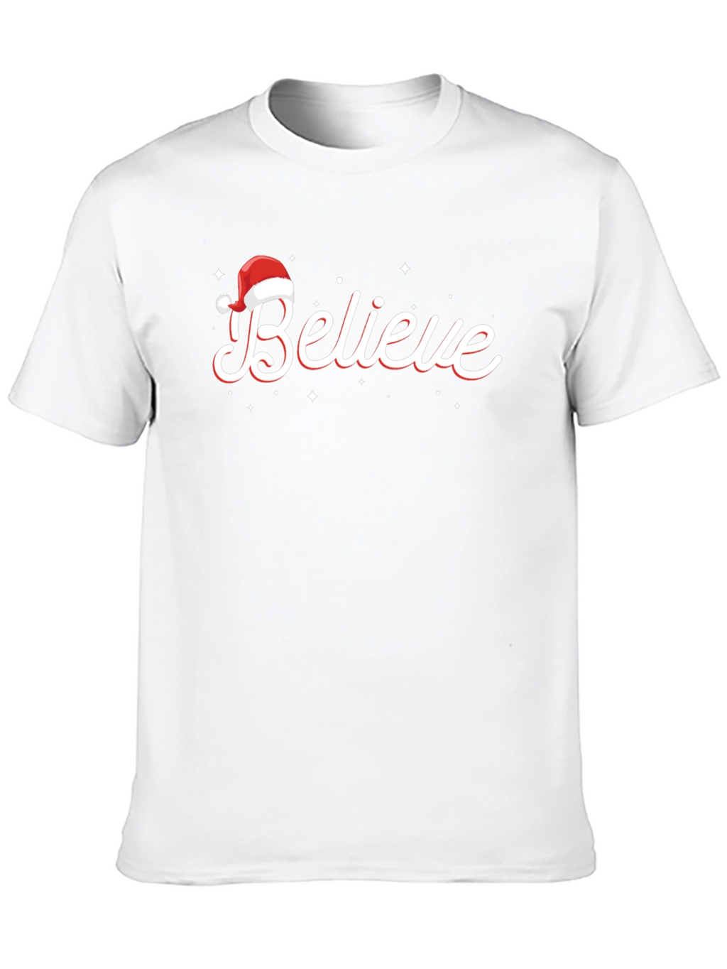 Believe Christmas T-Shirt - Holiday Festive Wear