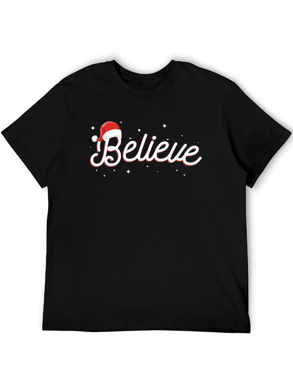 Believe Christmas T-Shirt - Holiday Festive Wear