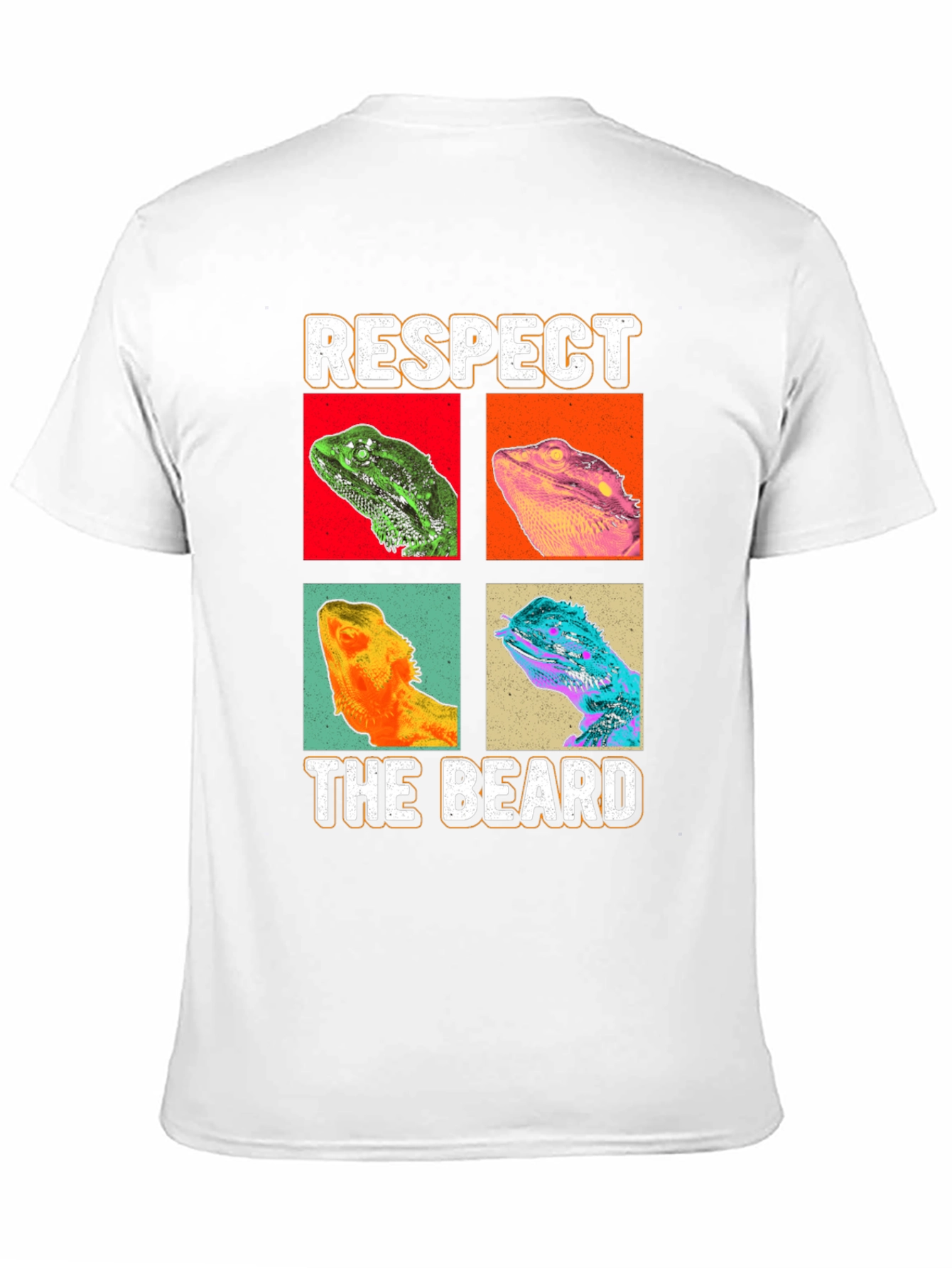 Respect The Beard T-Shirt - Bearded Dragon