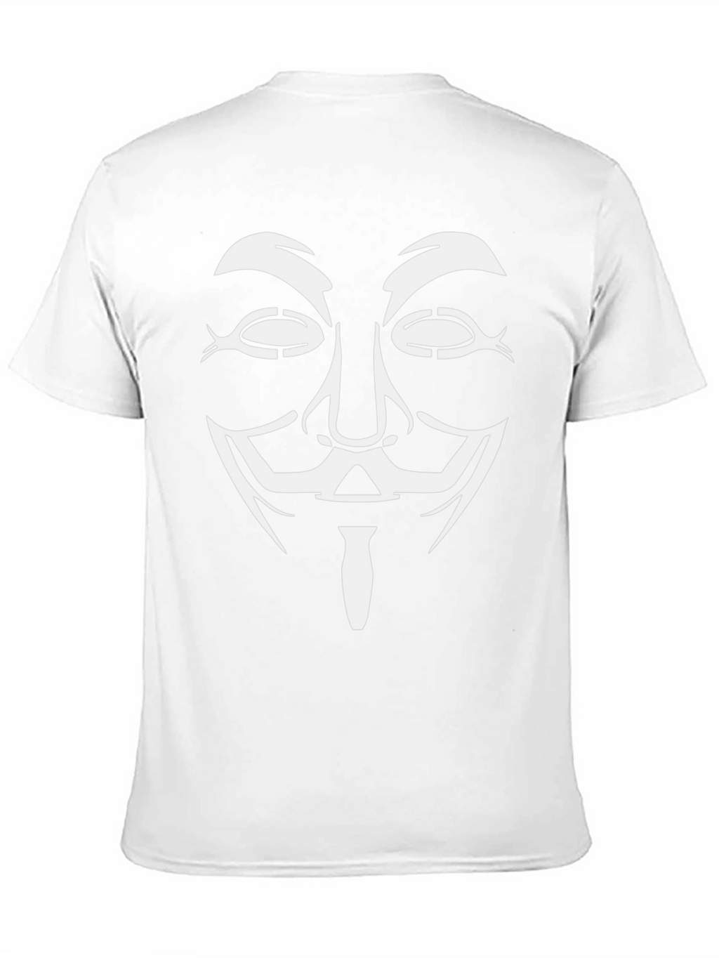Anonymous Mask Graphic Black T-Shirt