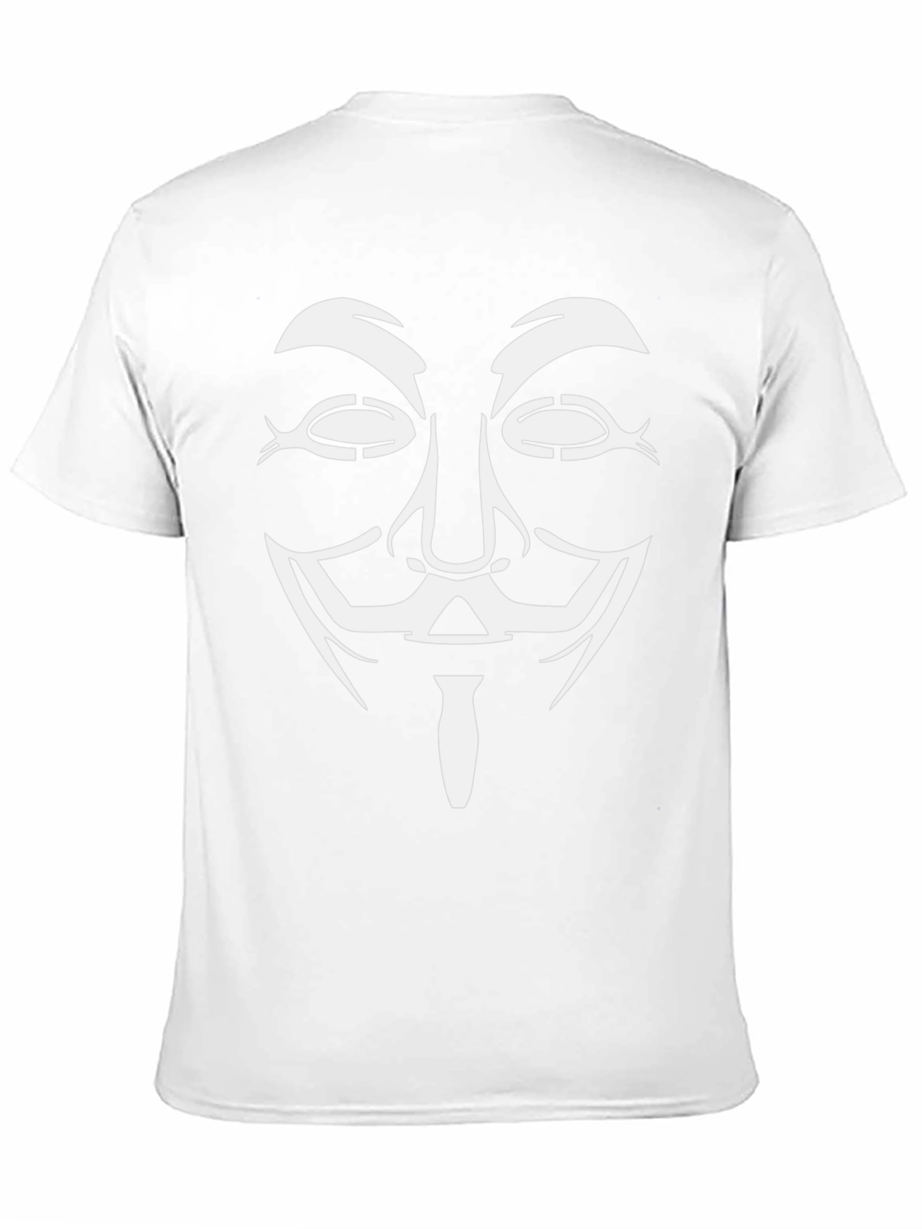 Anonymous Mask Graphic Black T-Shirt