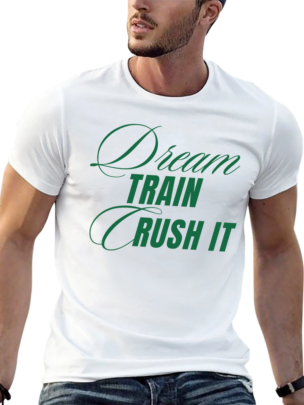 Dream Train Crush It T-Shirt - Motivational Tee