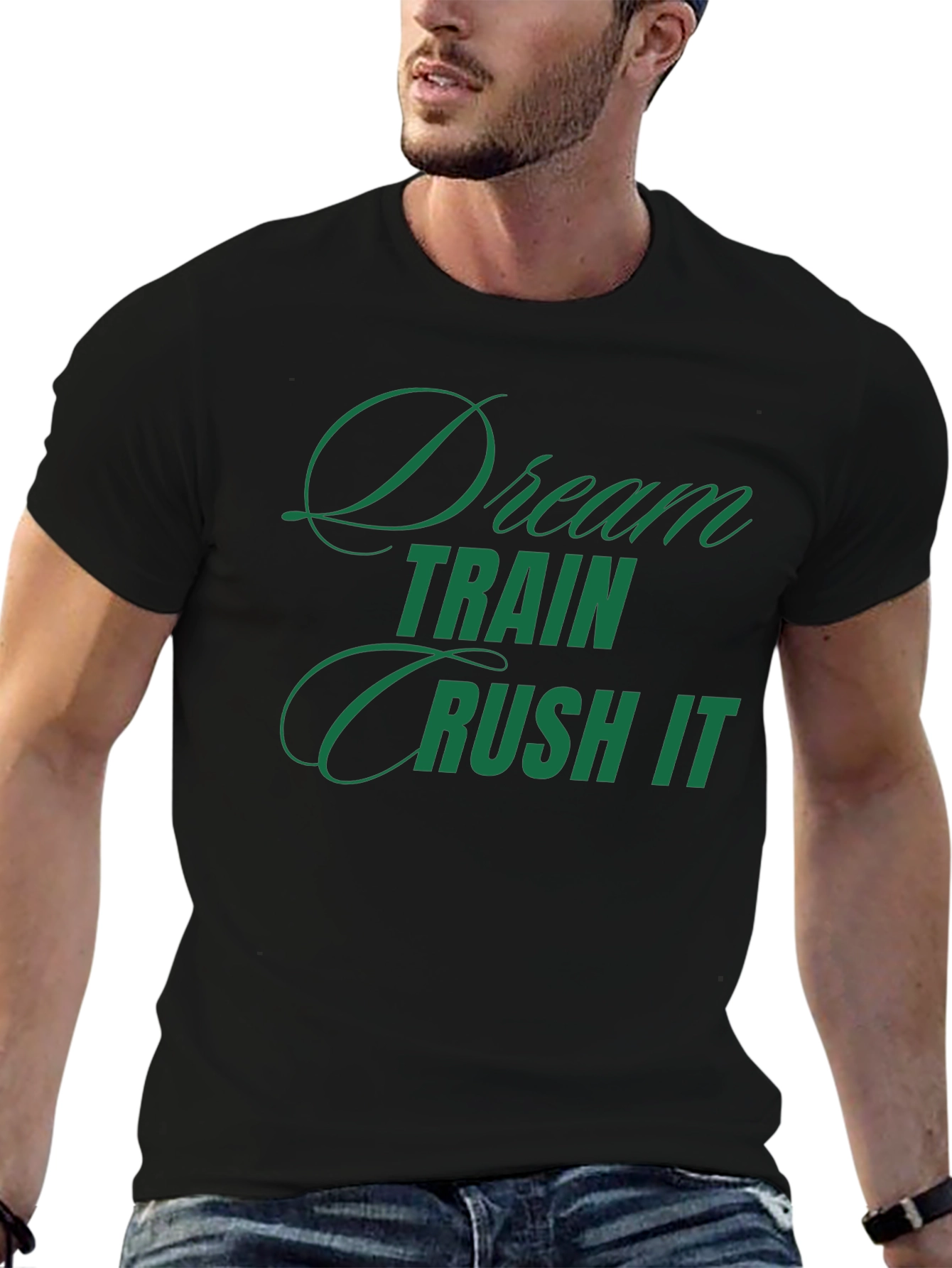 Dream Train Crush It T-Shirt - Motivational Tee