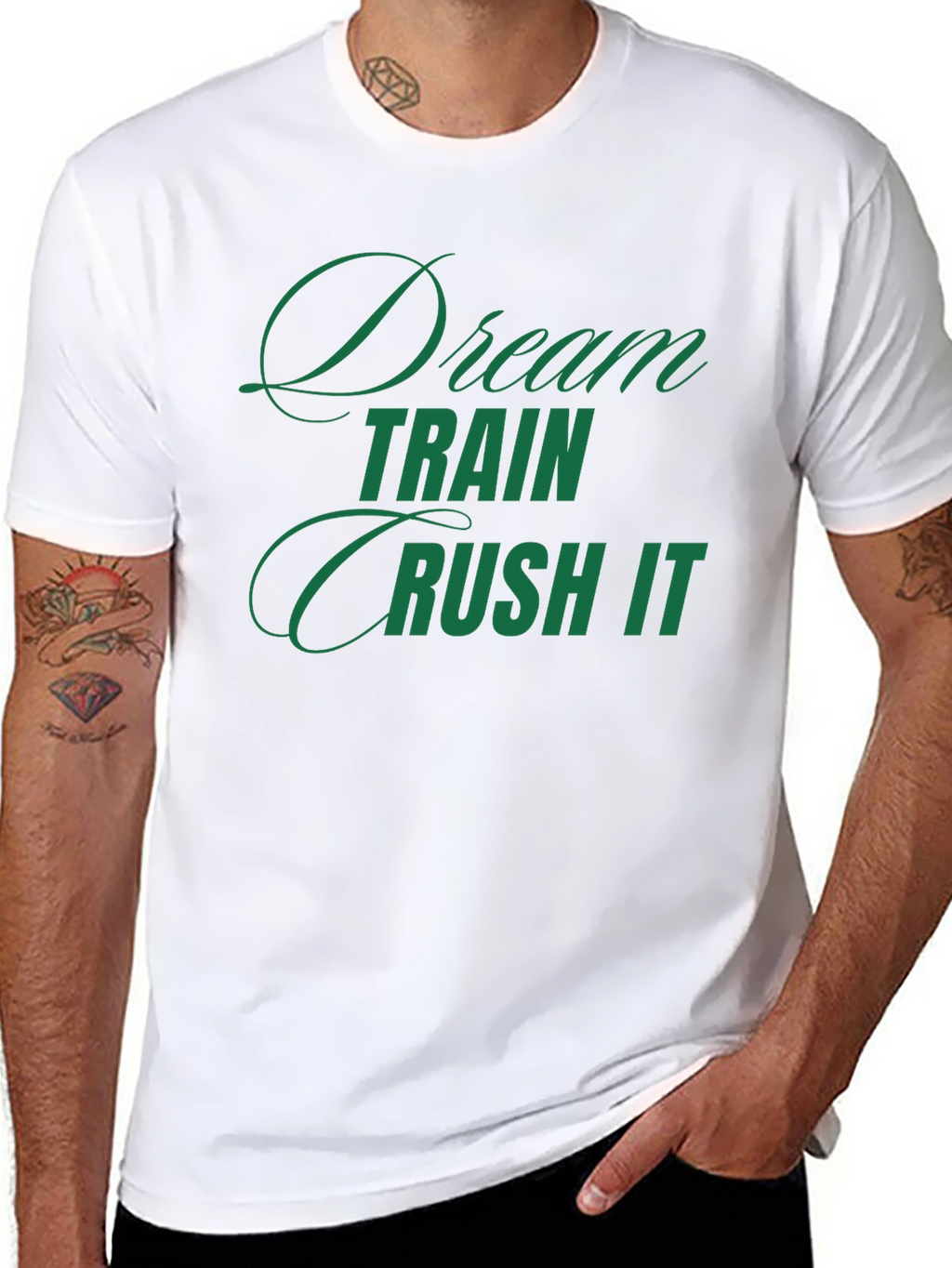 Dream Train Crush It T-Shirt - Motivational Tee