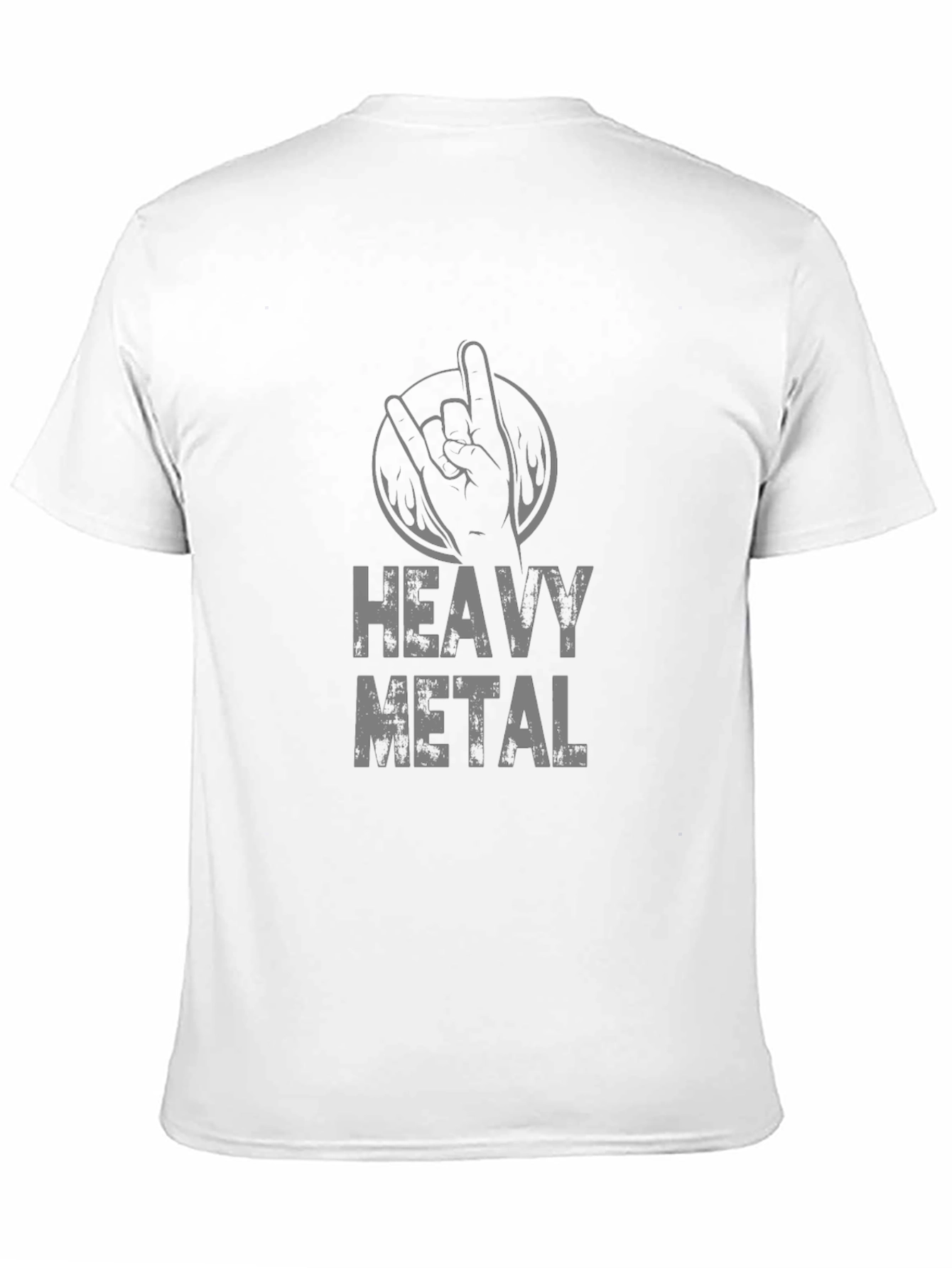 Heavy Metal Graphic Print T-Shirt