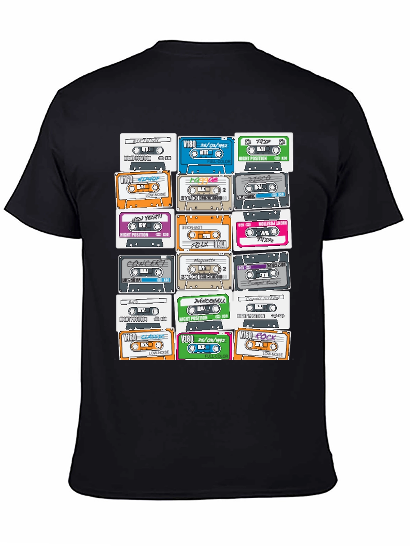Retro Cassette Tape T-Shirt - Vintage Music Lover Tee