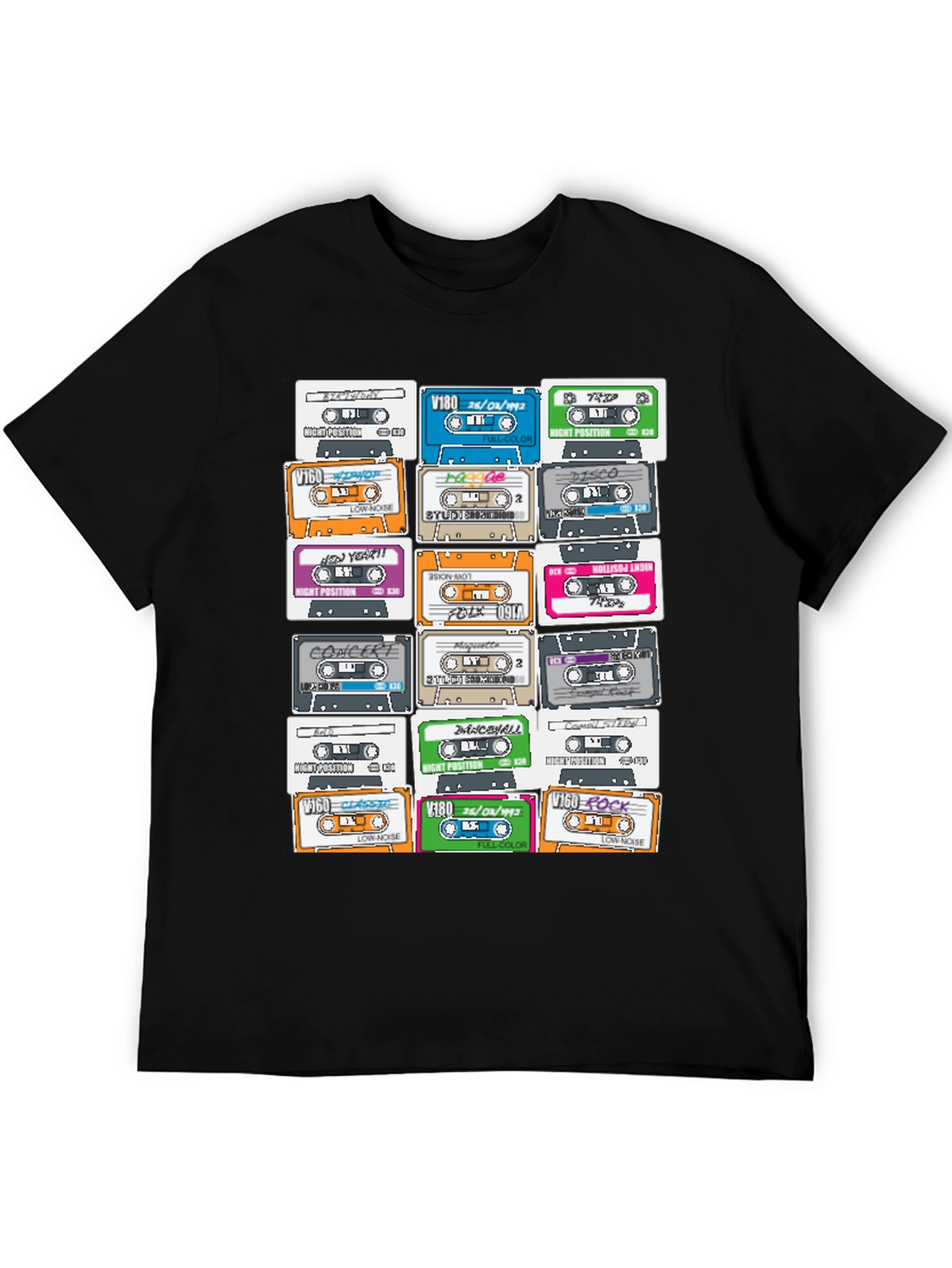 Retro Cassette Tape T-Shirt - Vintage Music Lover Tee