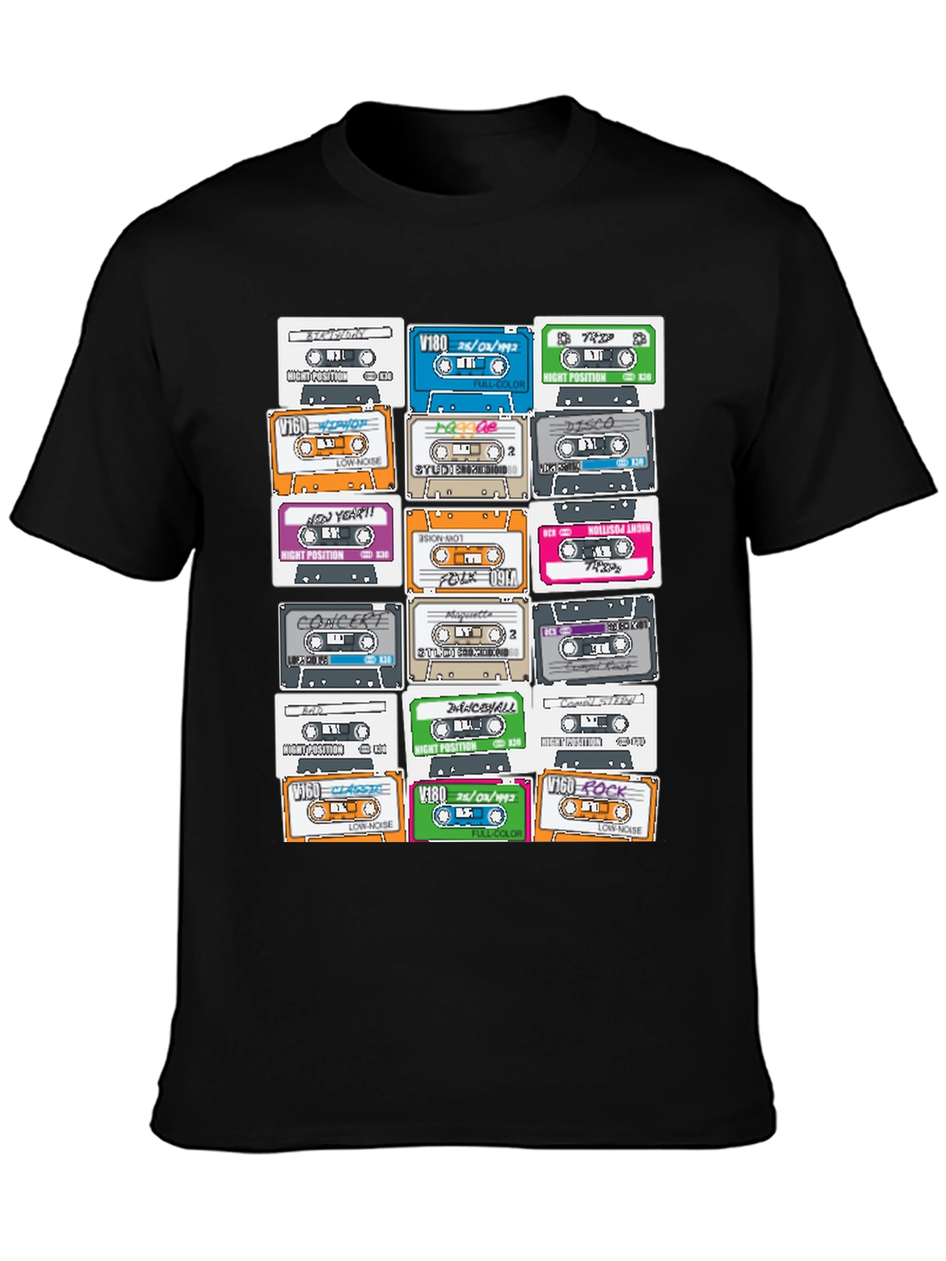 Retro Cassette Tape T-Shirt - Vintage Music Lover Tee