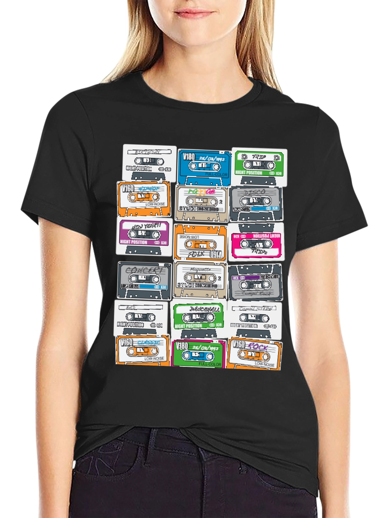 Retro Cassette Tape T-Shirt - Vintage Music Lover Tee