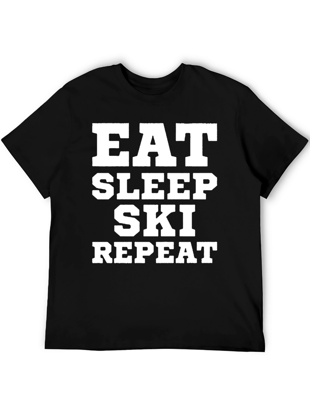 Eat Sleep Ski Repeat Graphic Tee