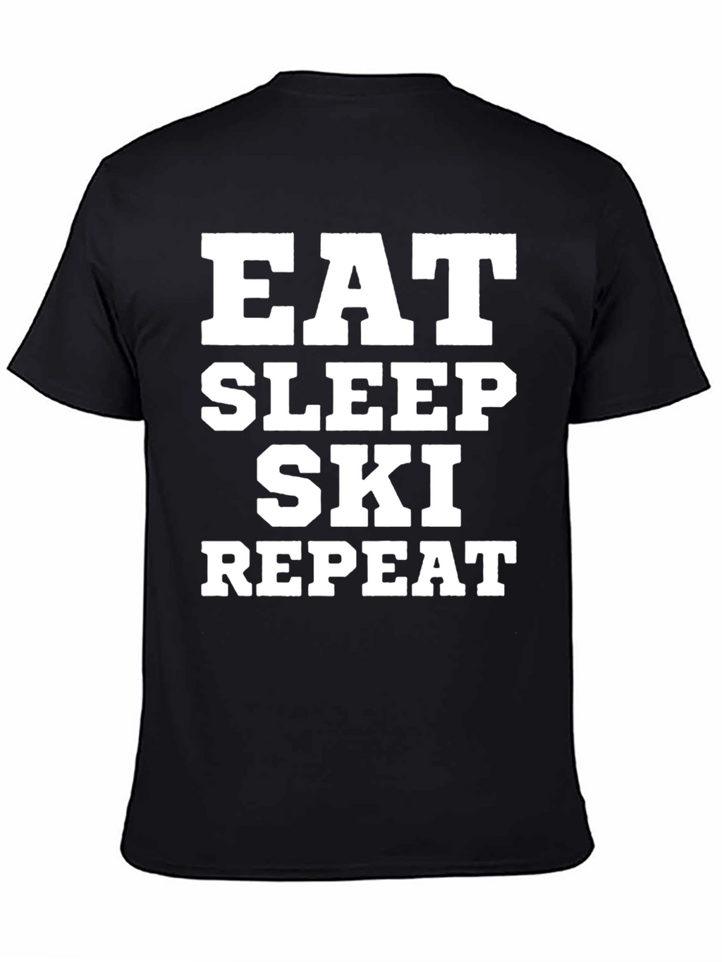 Eat Sleep Ski Repeat Graphic Tee