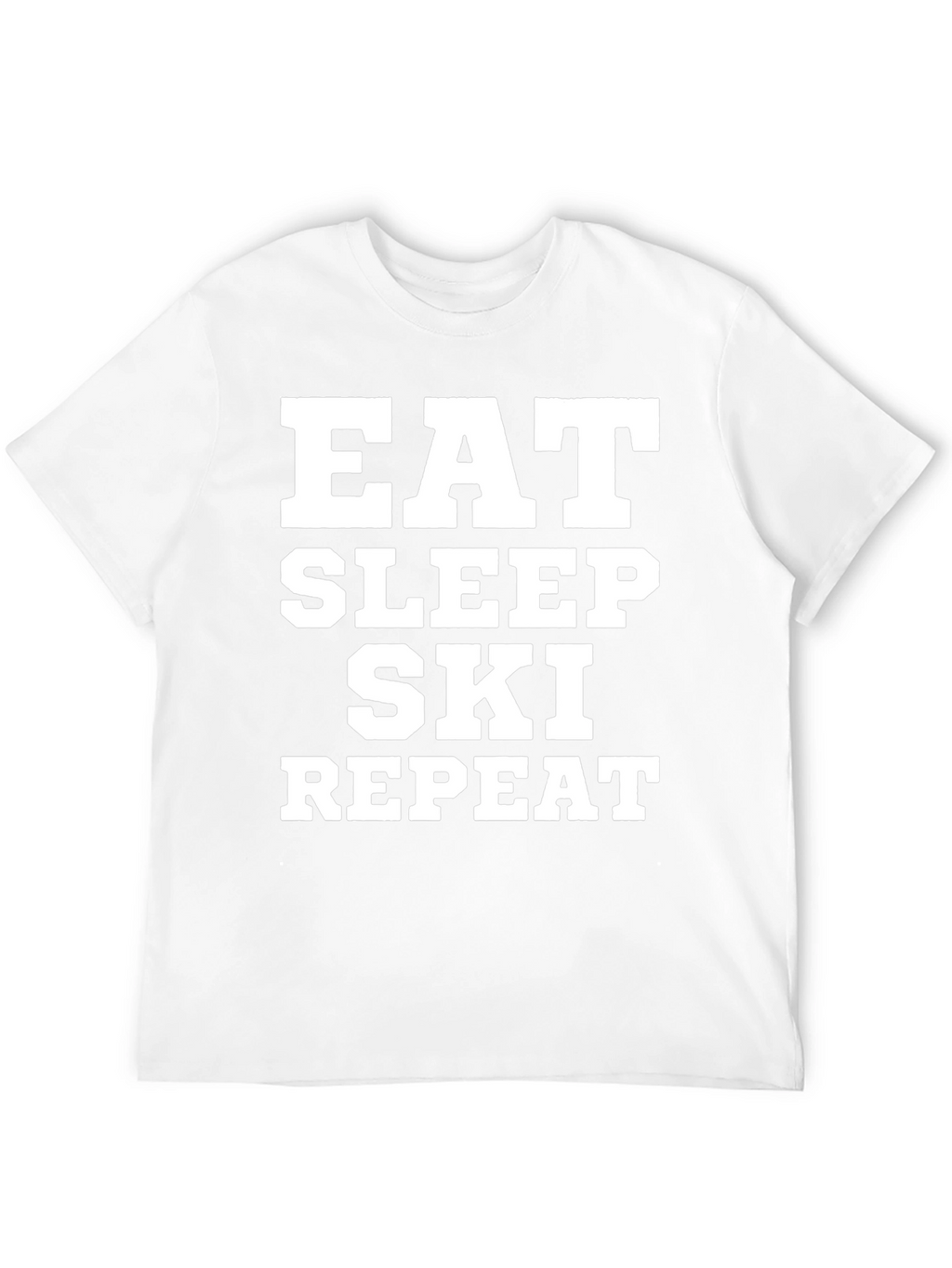 Eat Sleep Ski Repeat Graphic Tee
