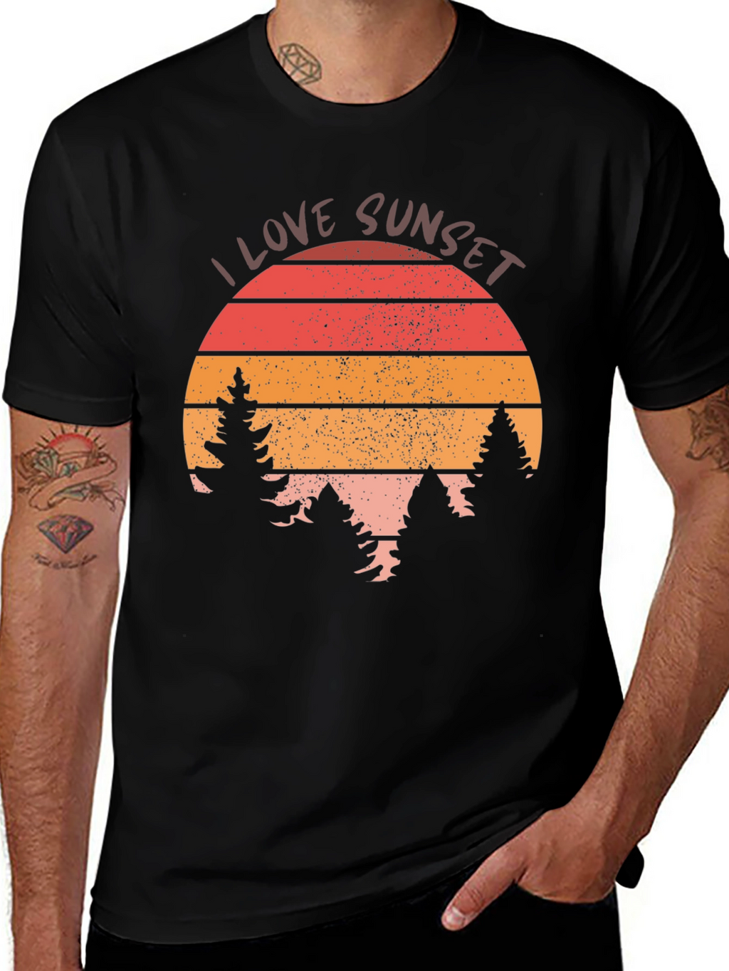 Sunset Lover Graphic Tee - Nature Inspired T-Shirt