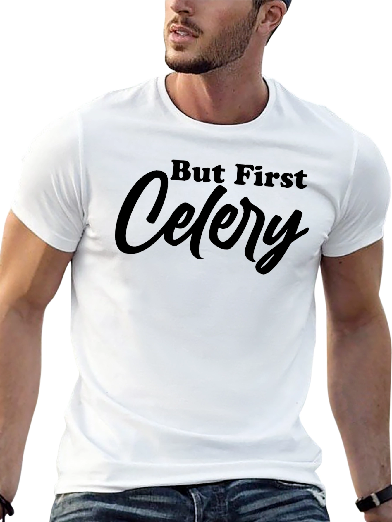 But First Celery Graphic Tee