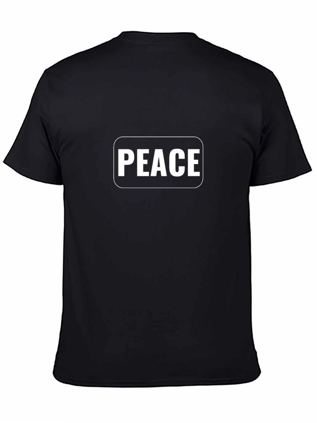 Peace T-Shirt - Black Casual Tee
