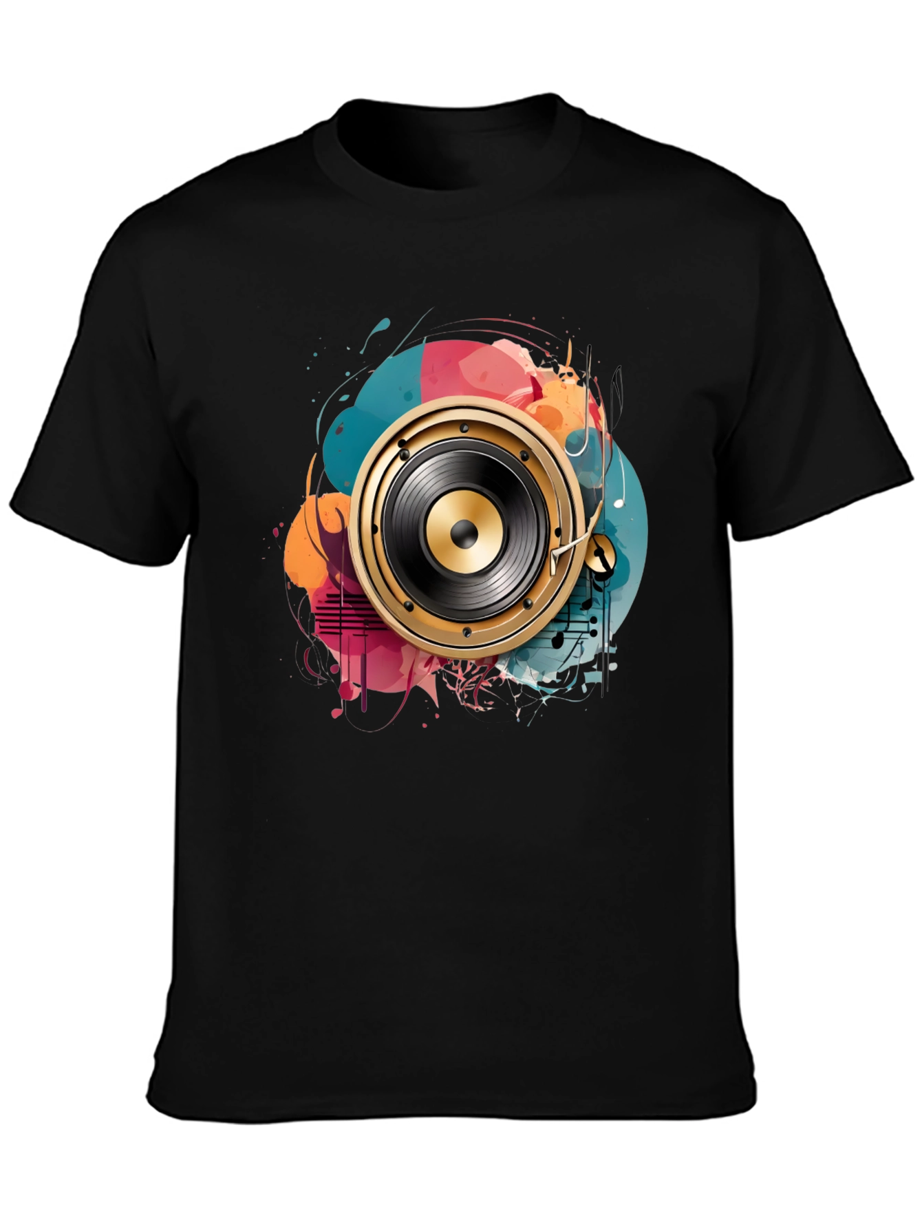 Retro Music T-Shirt - Vinyl Record Design