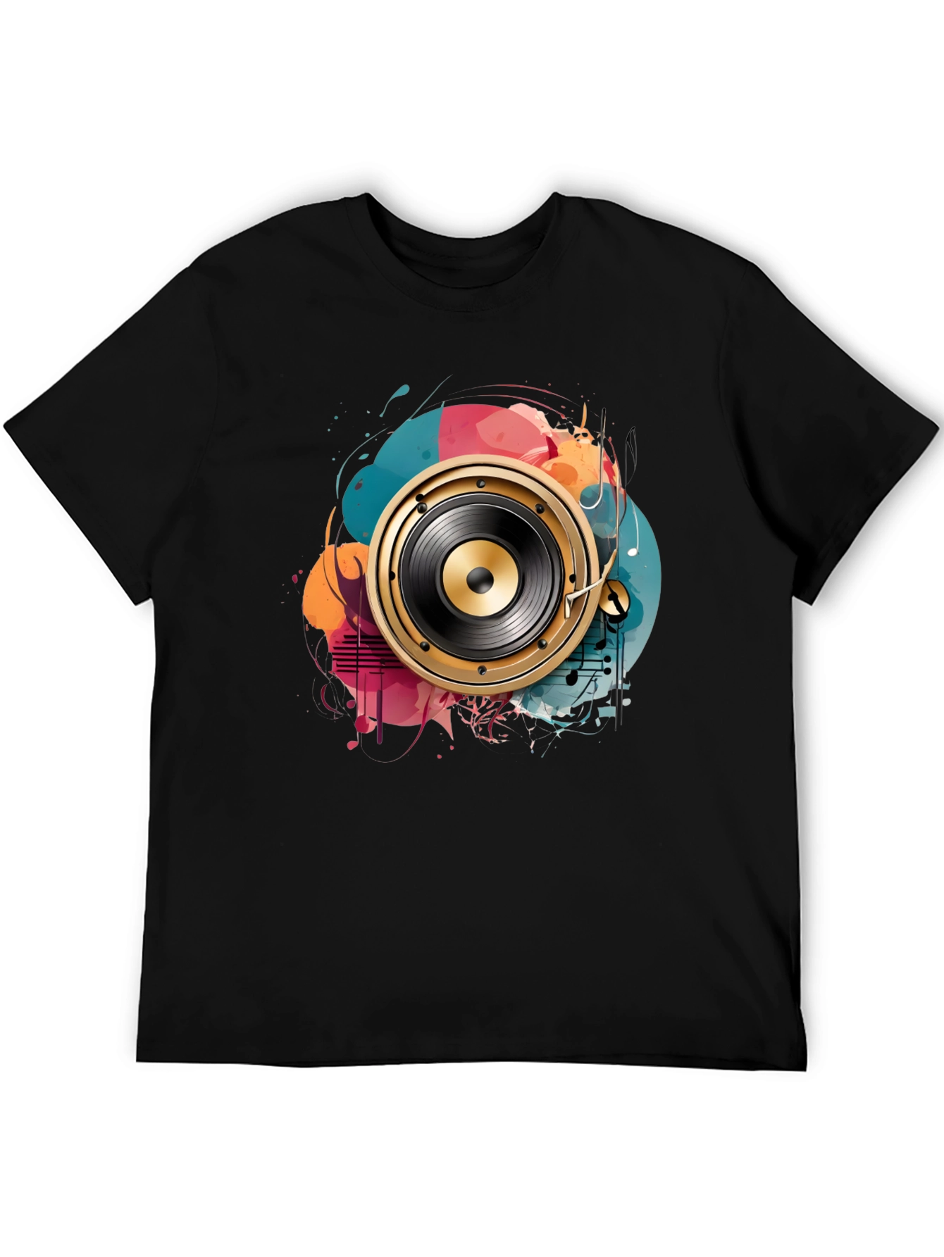 Retro Music T-Shirt - Vinyl Record Design