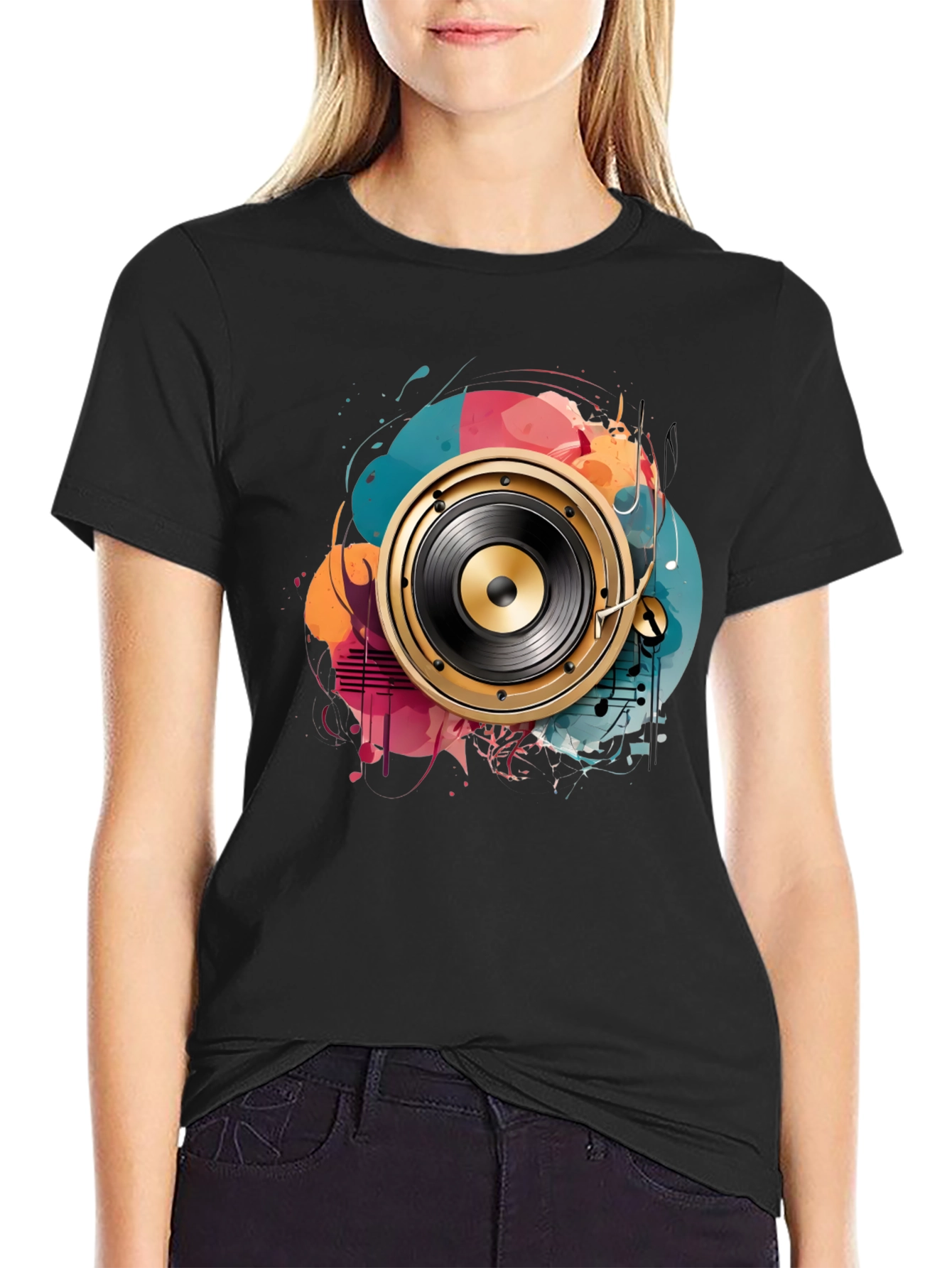 Retro Music T-Shirt - Vinyl Record Design
