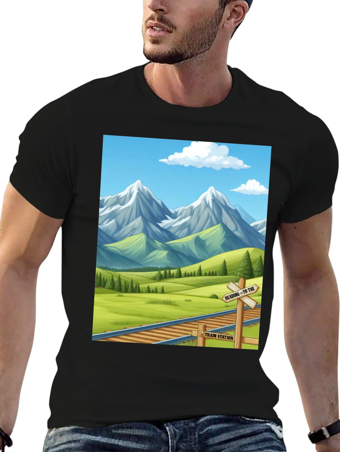 Scenic Mountain Train T-Shirt