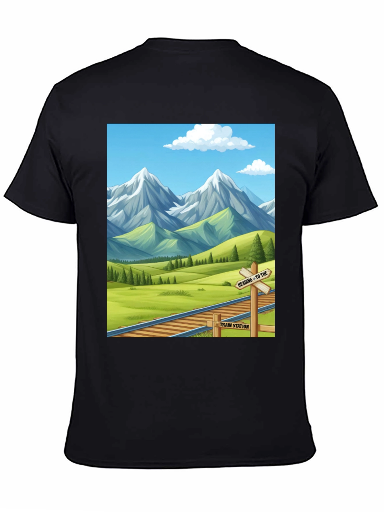 Scenic Mountain Train T-Shirt