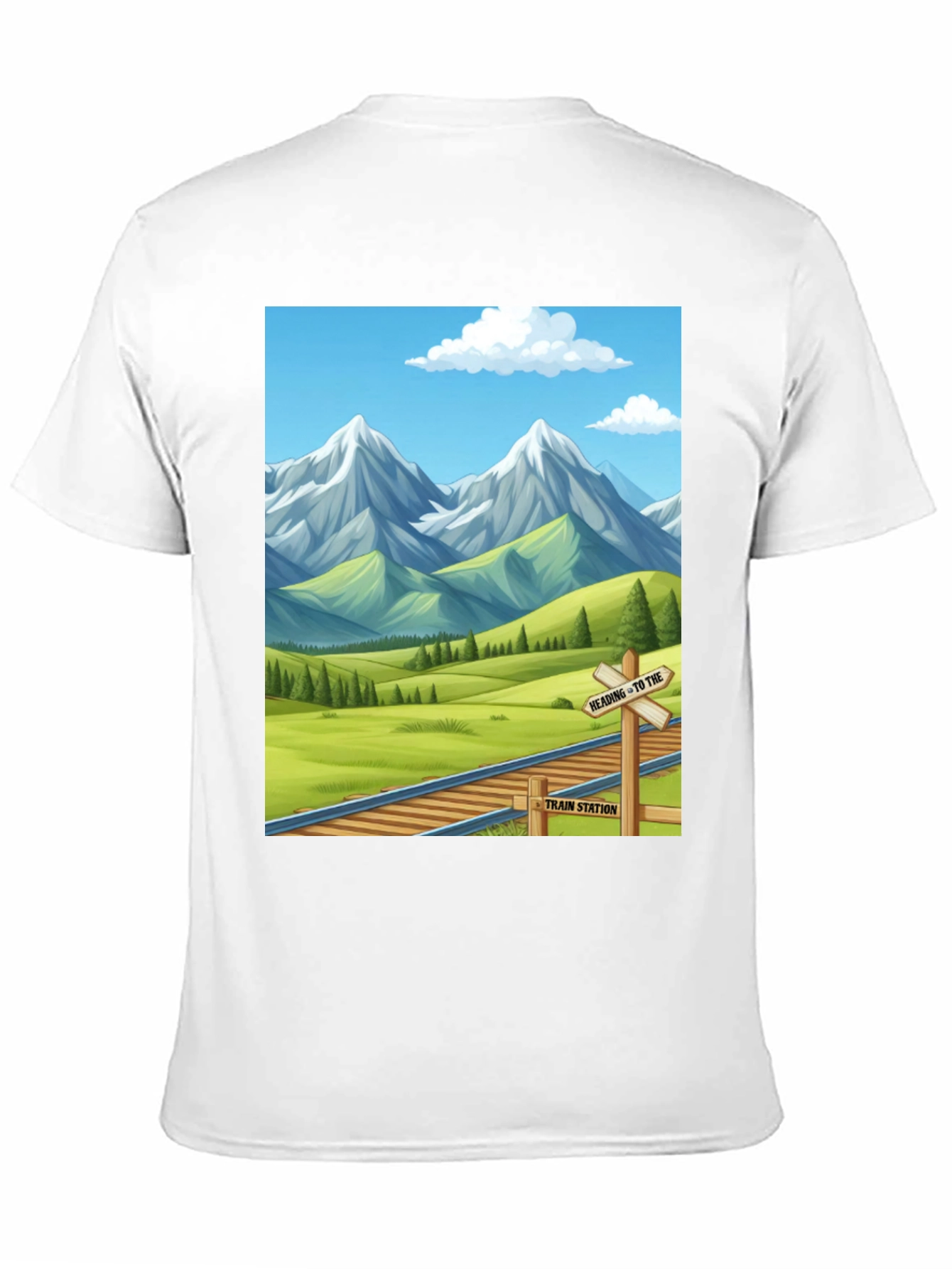 Scenic Mountain Train T-Shirt