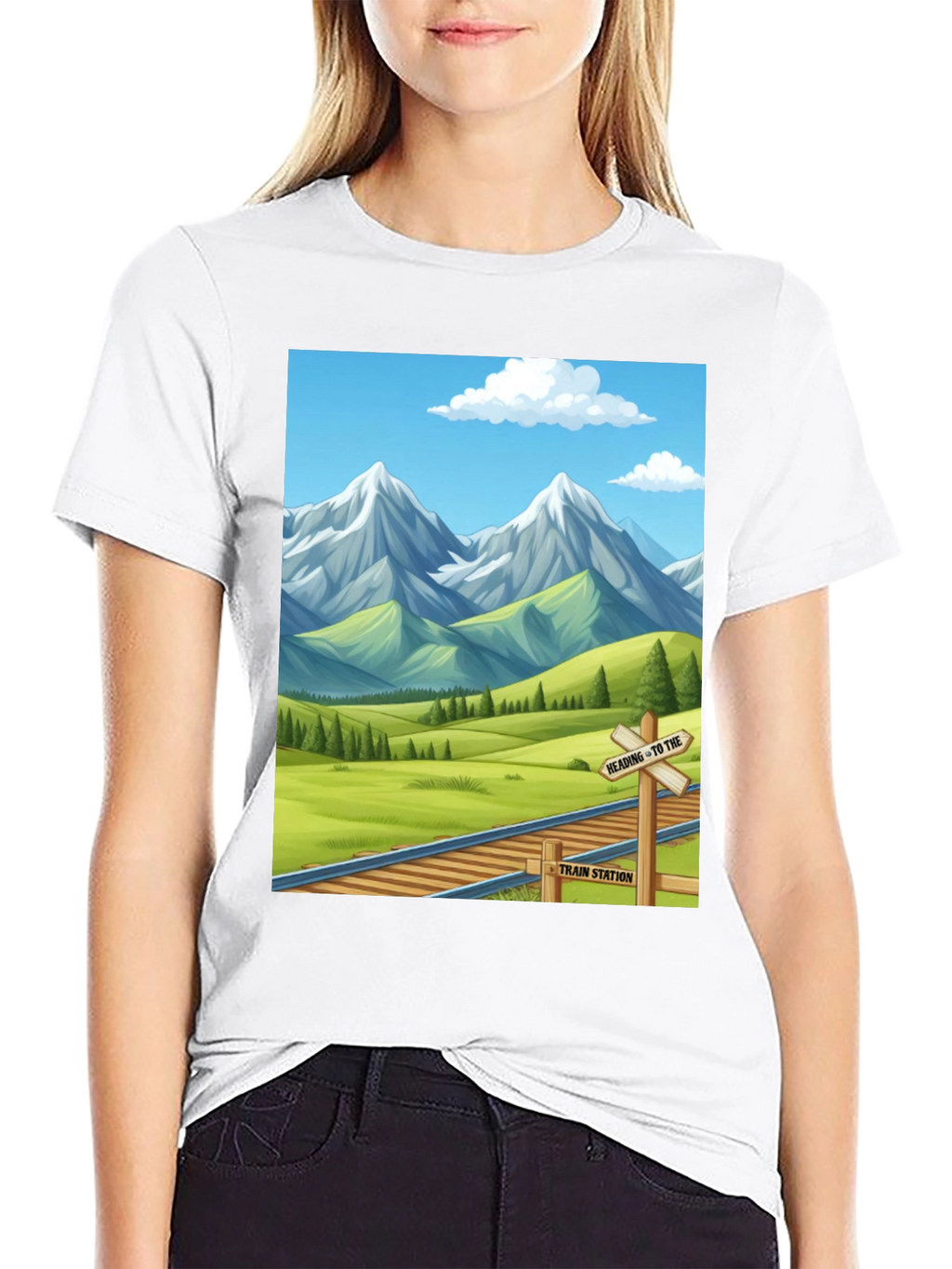 Scenic Mountain Train T-Shirt