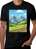 Scenic Mountain Train T-Shirt