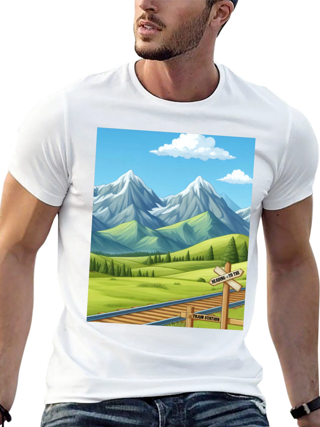 Scenic Mountain Train T-Shirt