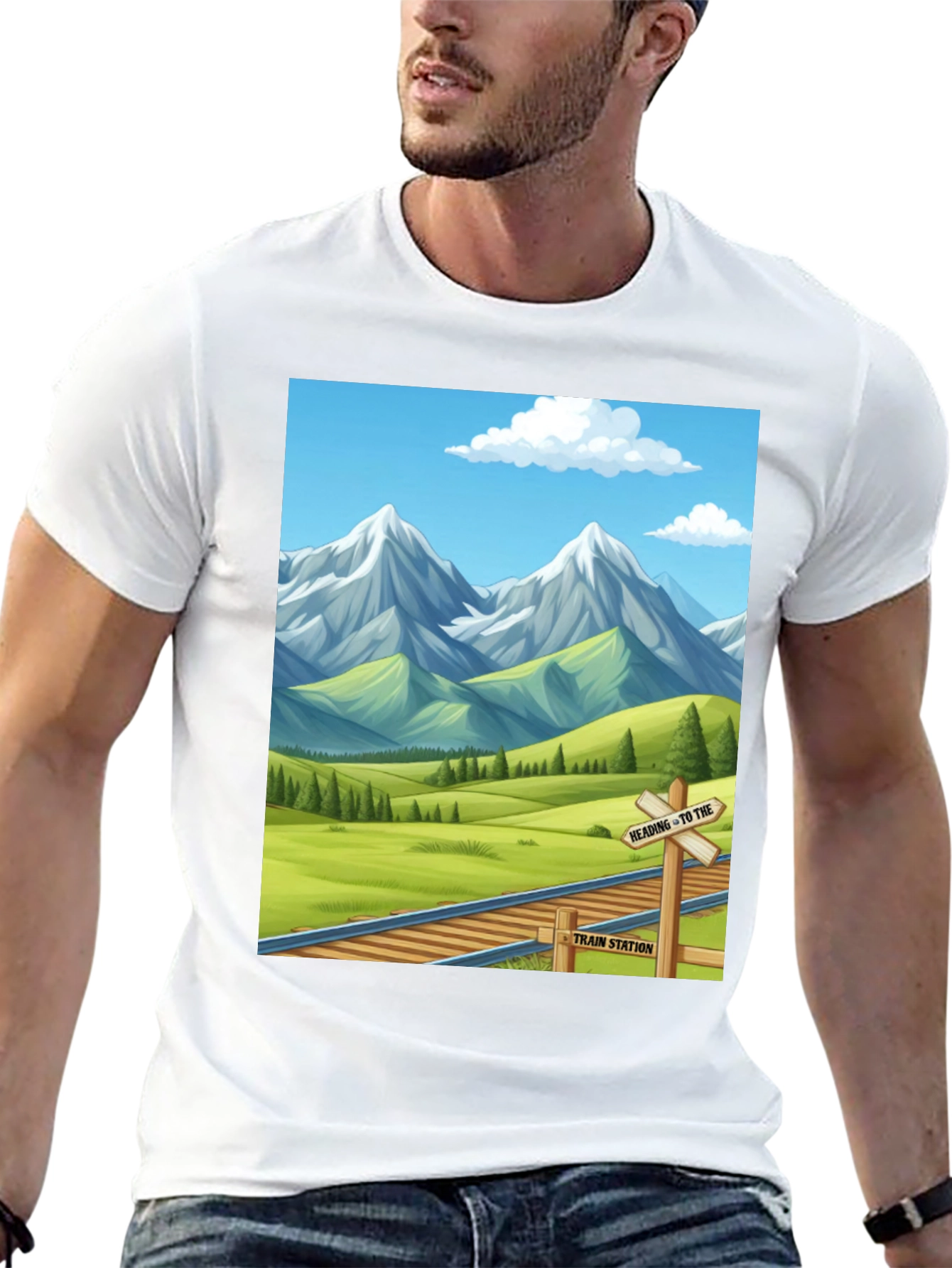 Scenic Mountain Train T-Shirt