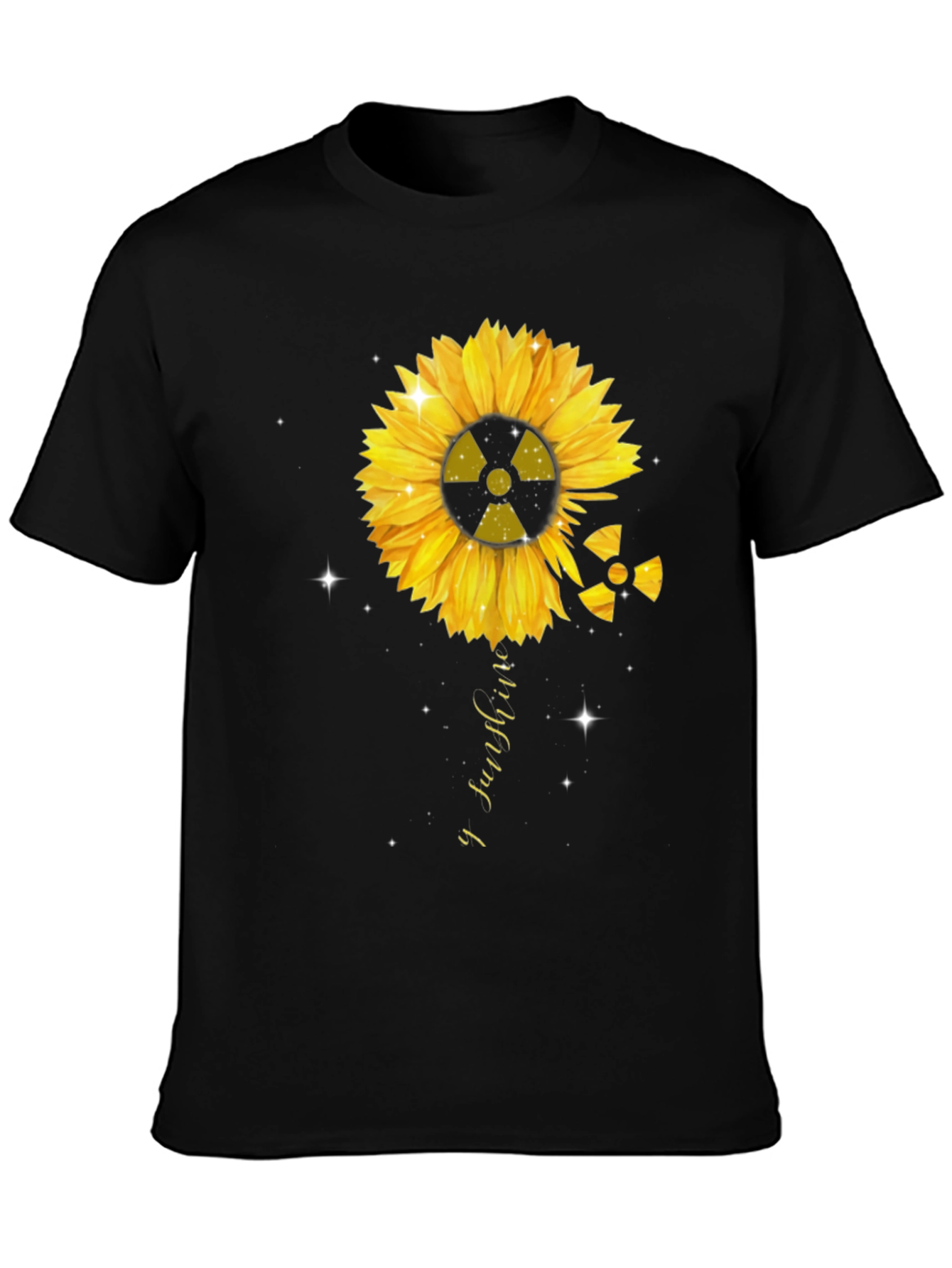 Radioactive Sunflower Graphic T-Shirt